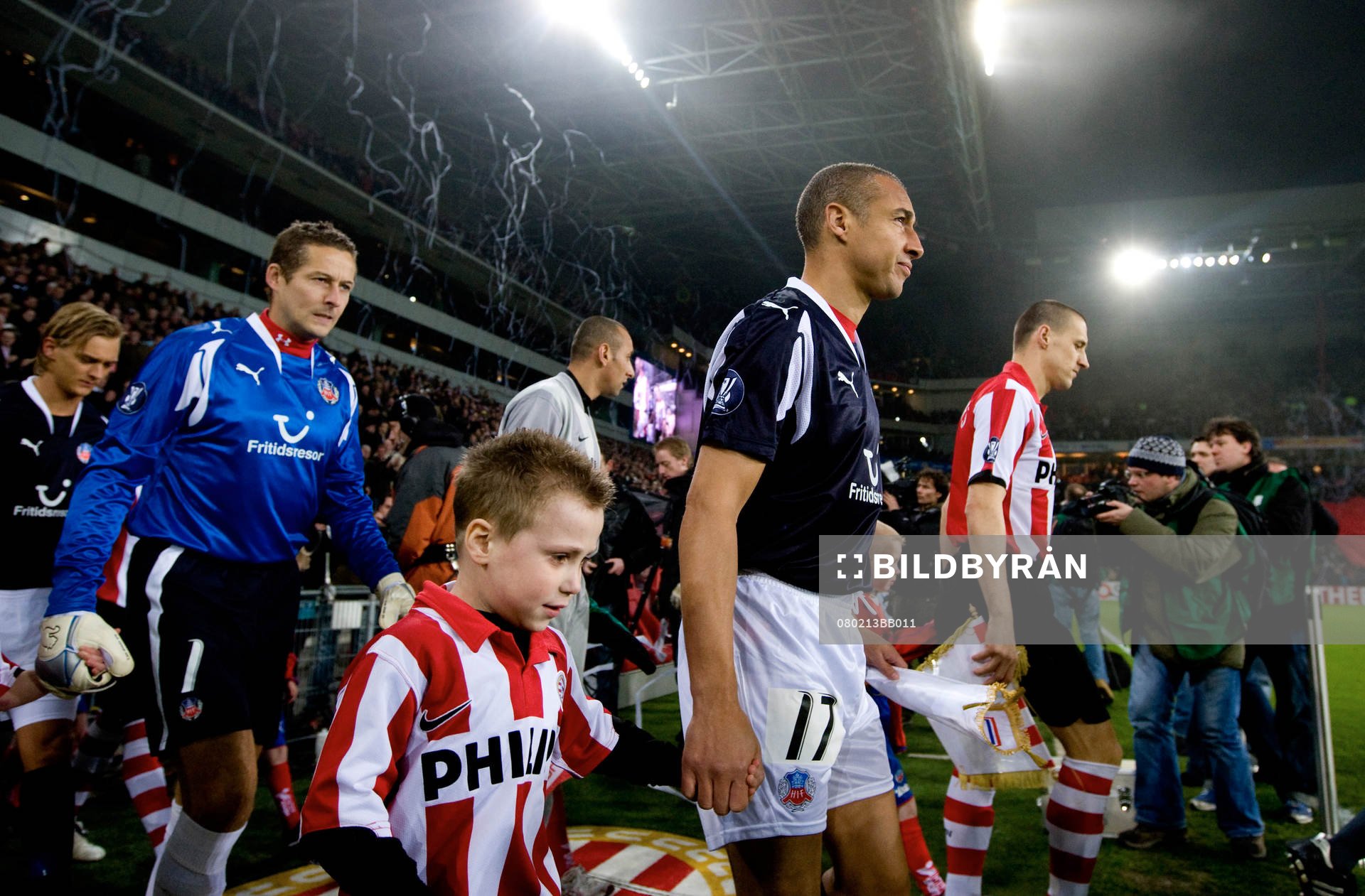 Daniel Andersson, målvakt och Henrik Larsson