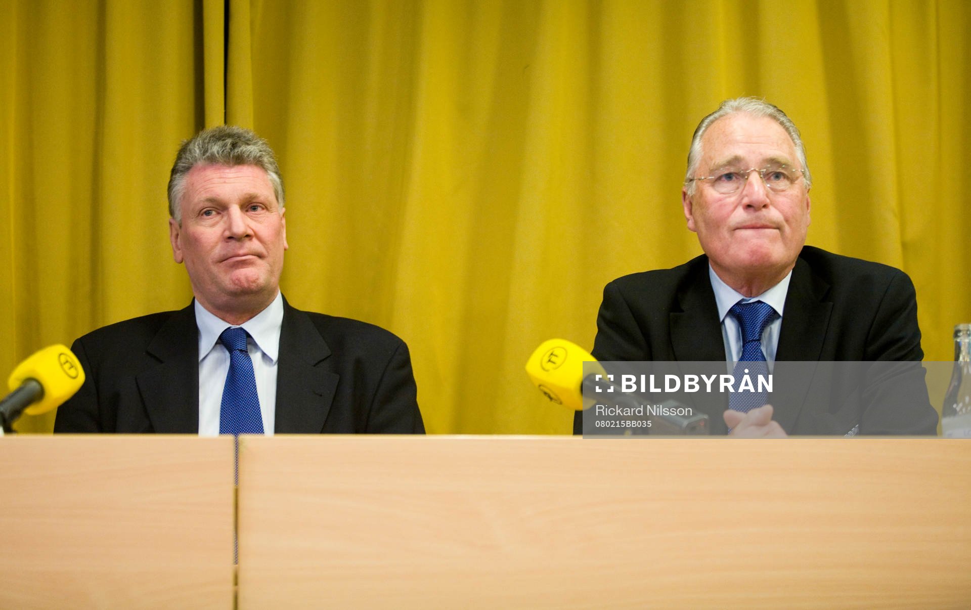 Pelle Svensson, ny VD och Bengt Madsen, ordförande