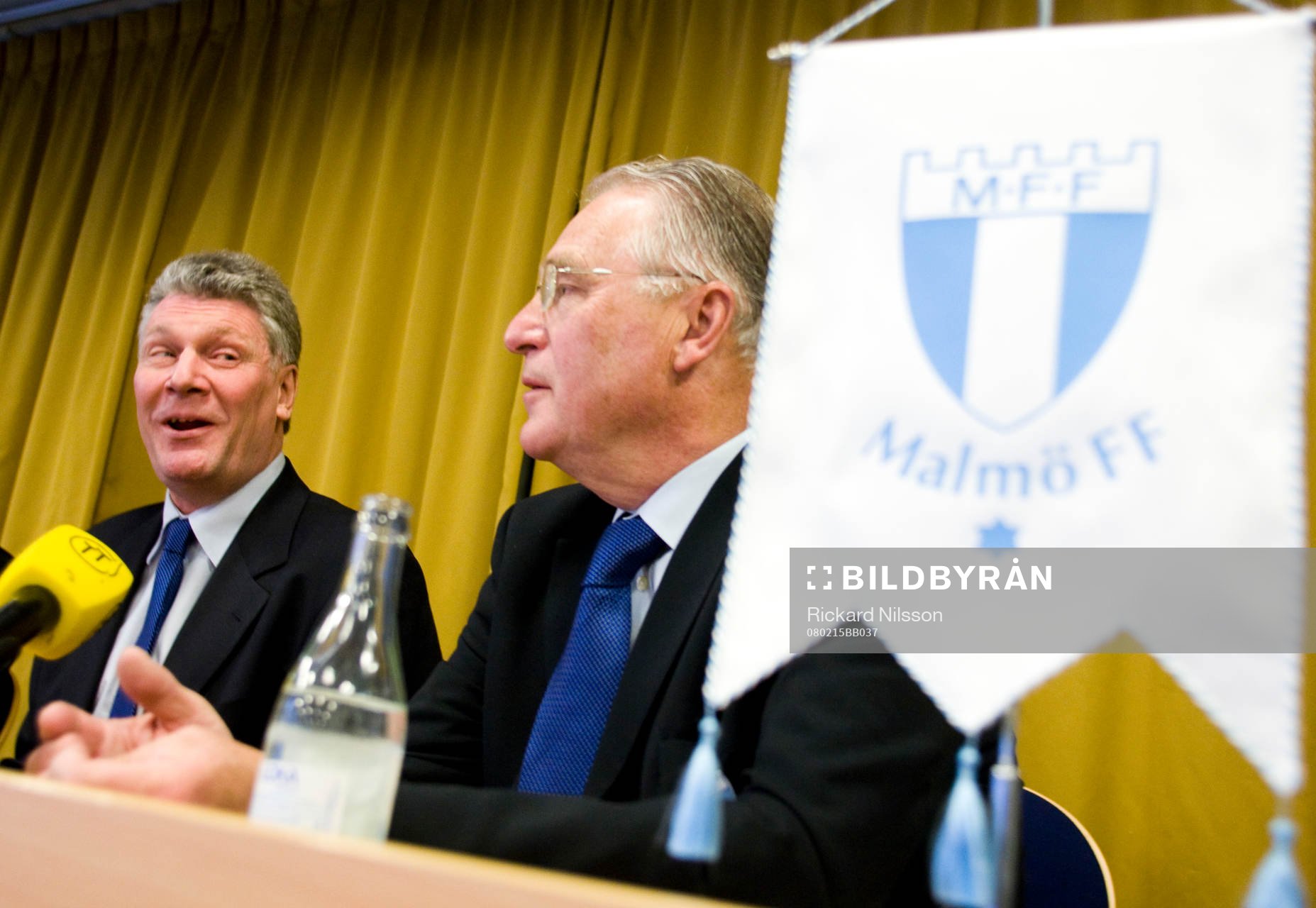 Pelle Svensson, ny VD och Bengt Madsen, ordförande