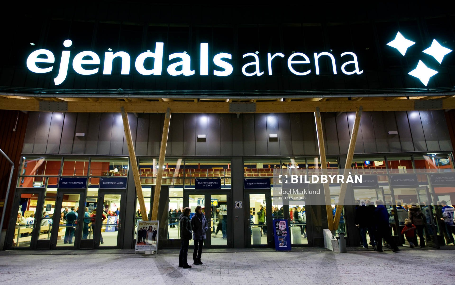 Ejendals Arena i Leksand, exteriör
