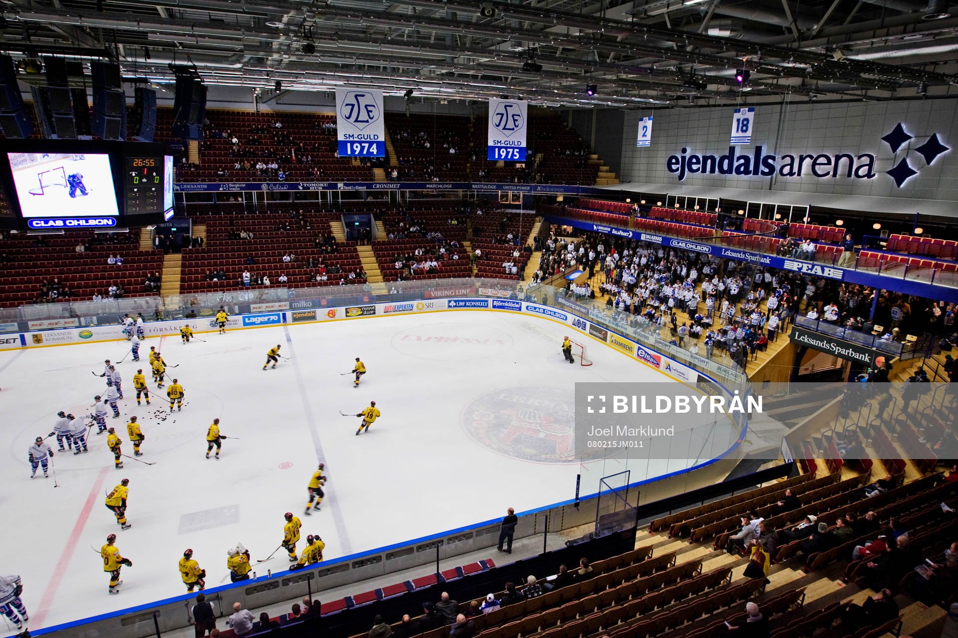 Ejendals Arena i Leksand, interiör