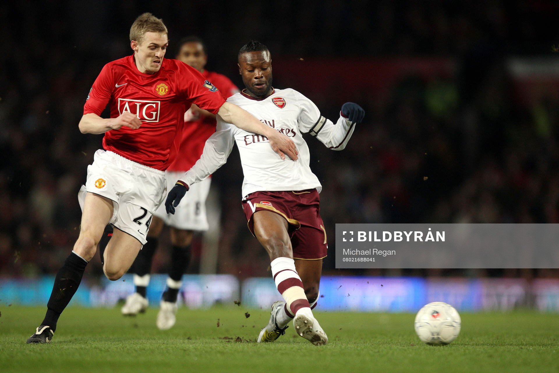 Darren Fletcher, Manchester och William Gallas, Arsenal