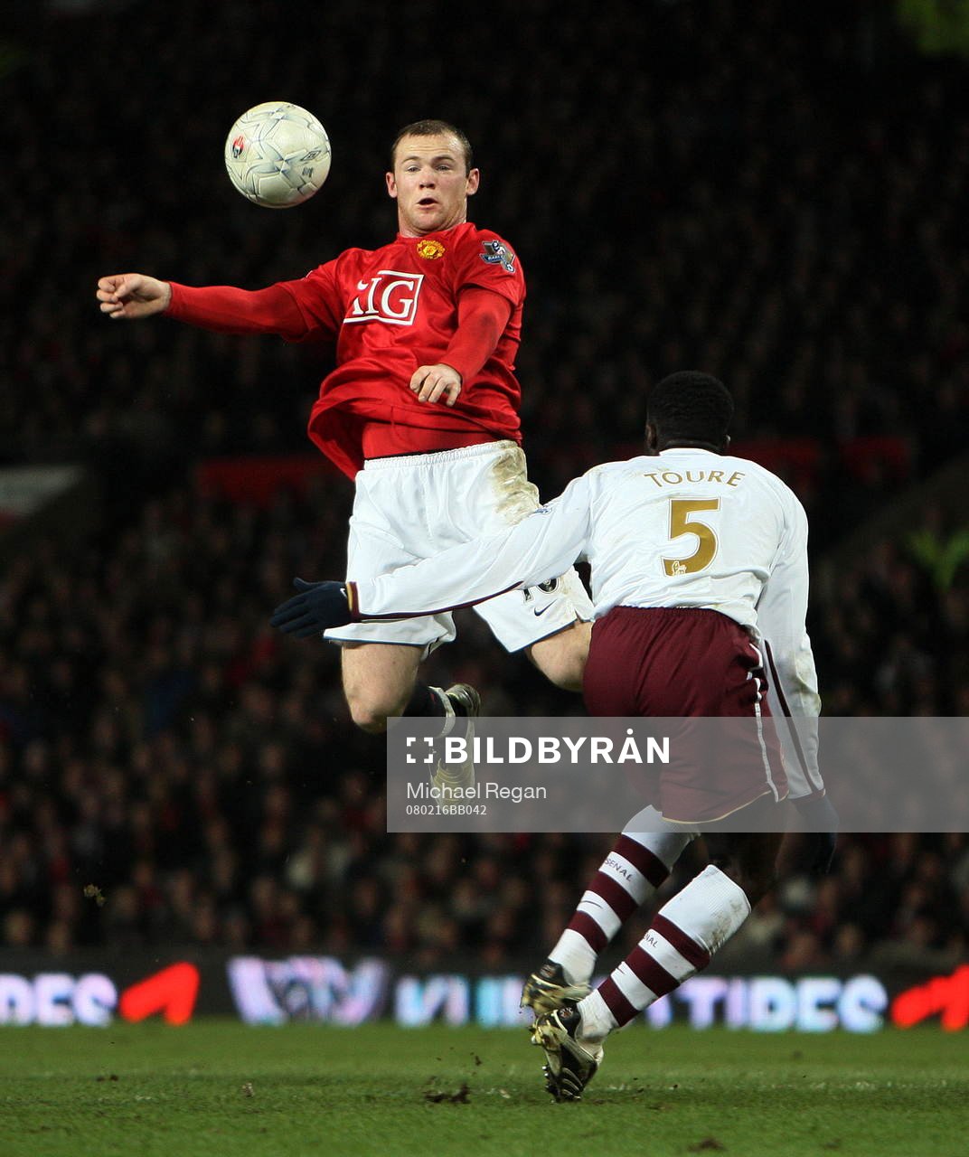 Wayne Rooney, Manchester och Kolo Toure, Arsenal