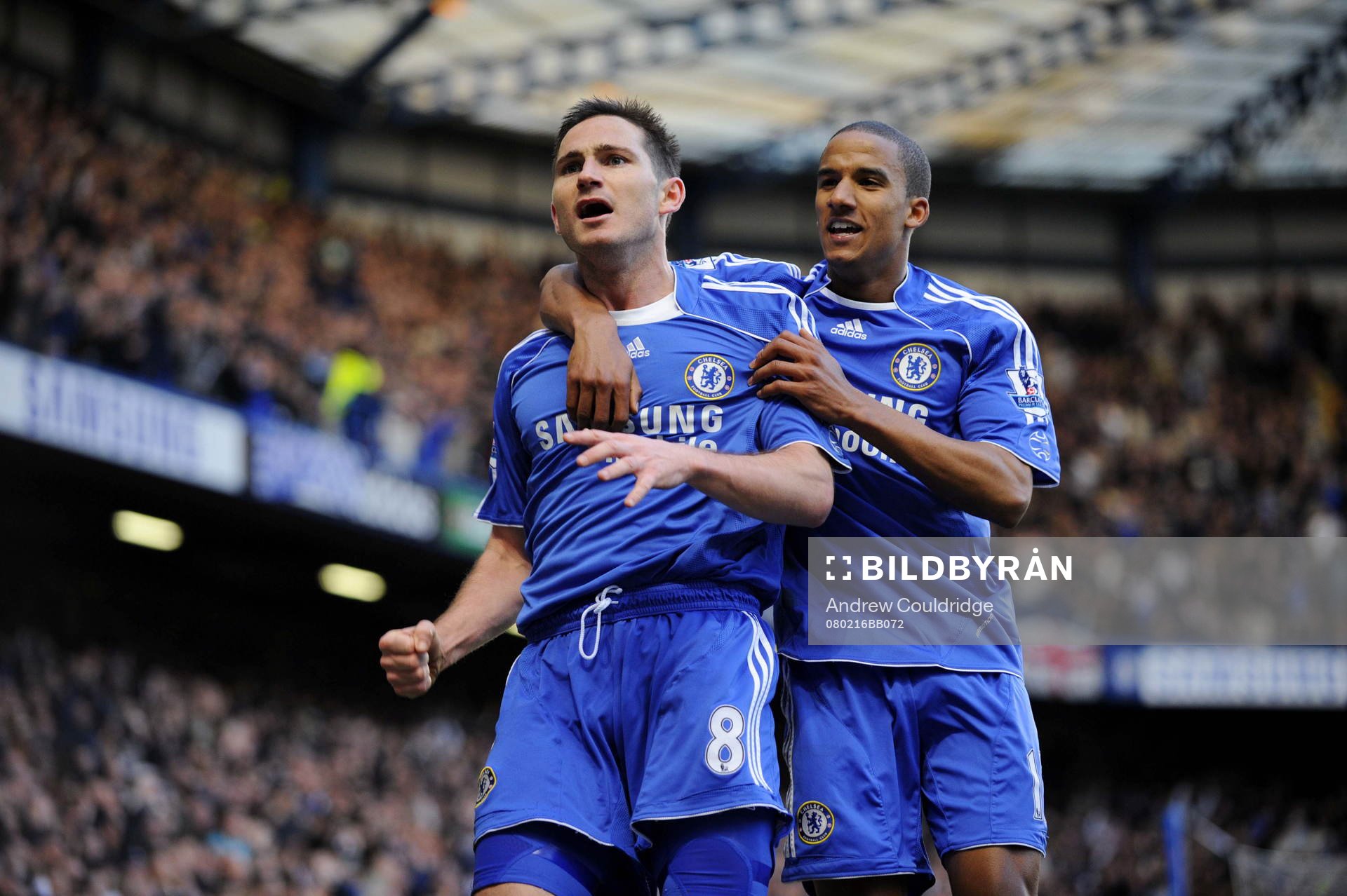 Scott Sinclair och Frank Lampard, Chelsea (Jubel) 