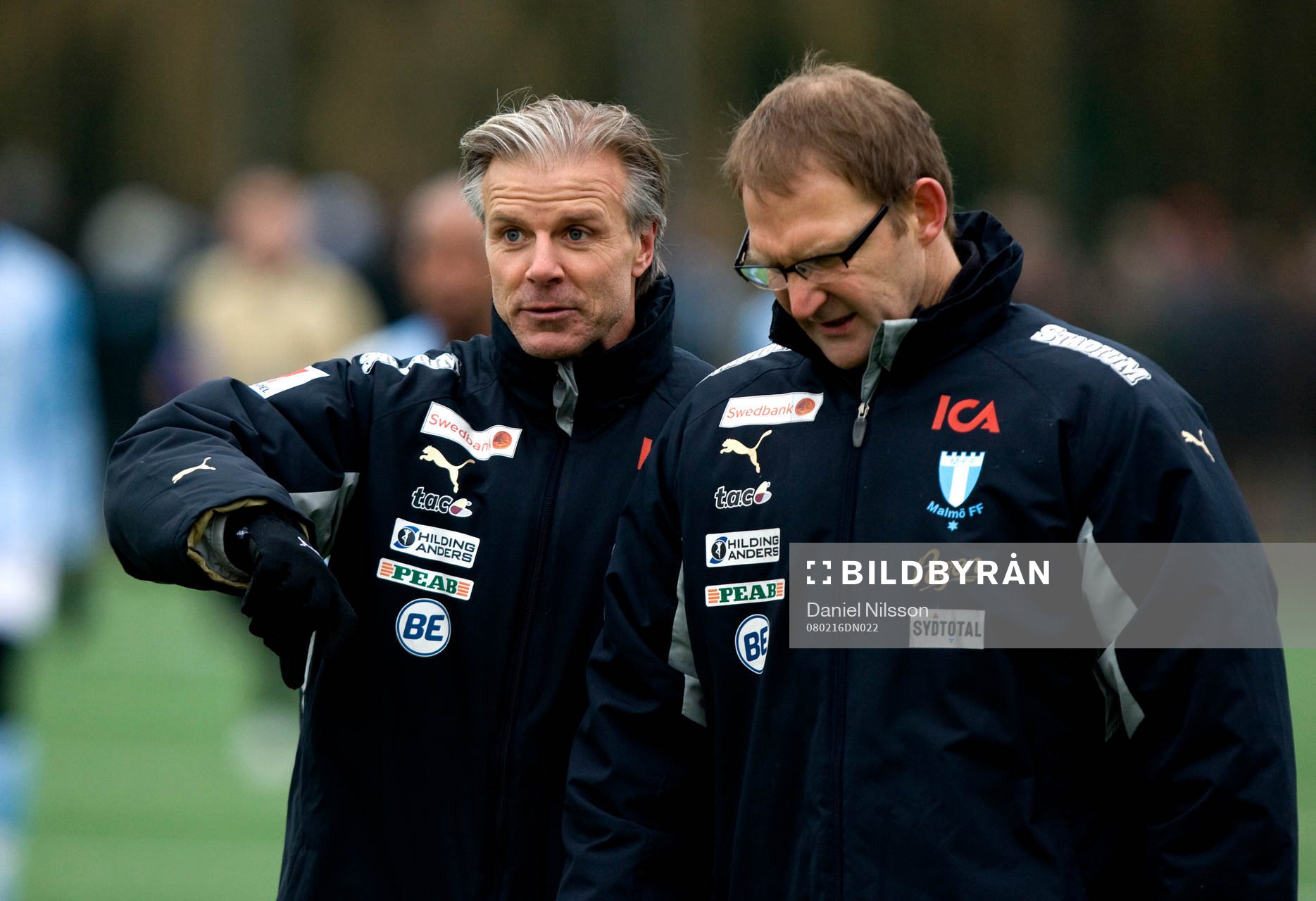 Roland Nilsson, tränare Malmö och Hans Gren, Ass.