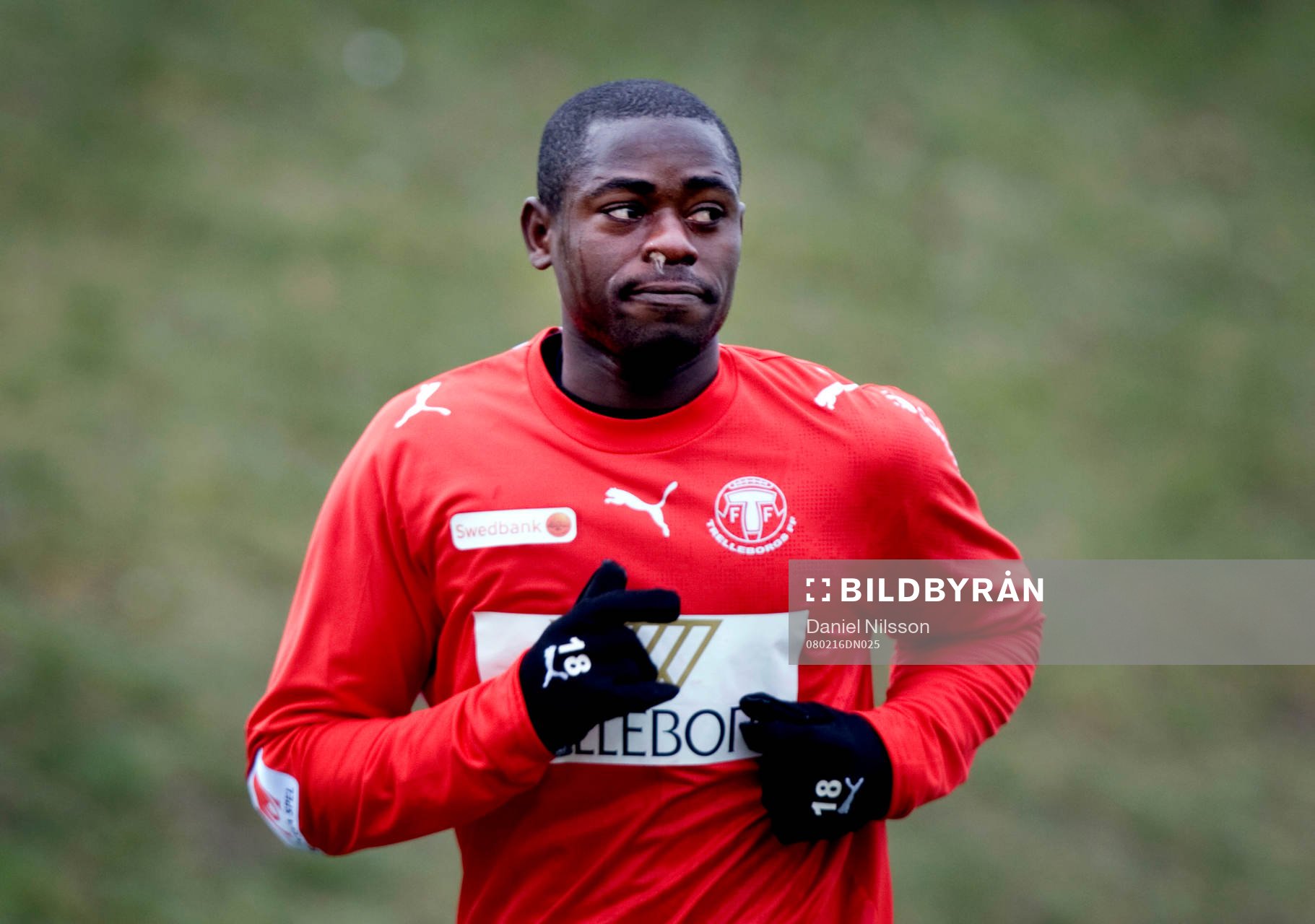 Michael Mensah, Trelleborg gjorde 1-0 och skulle behöva