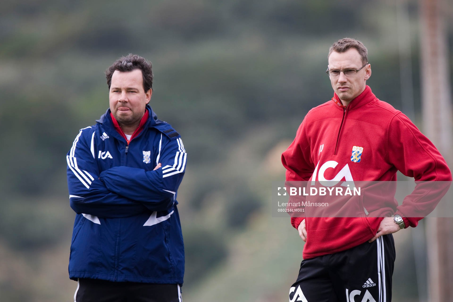 Stefan Rehn, tränare och Jonas Olsson, tränare