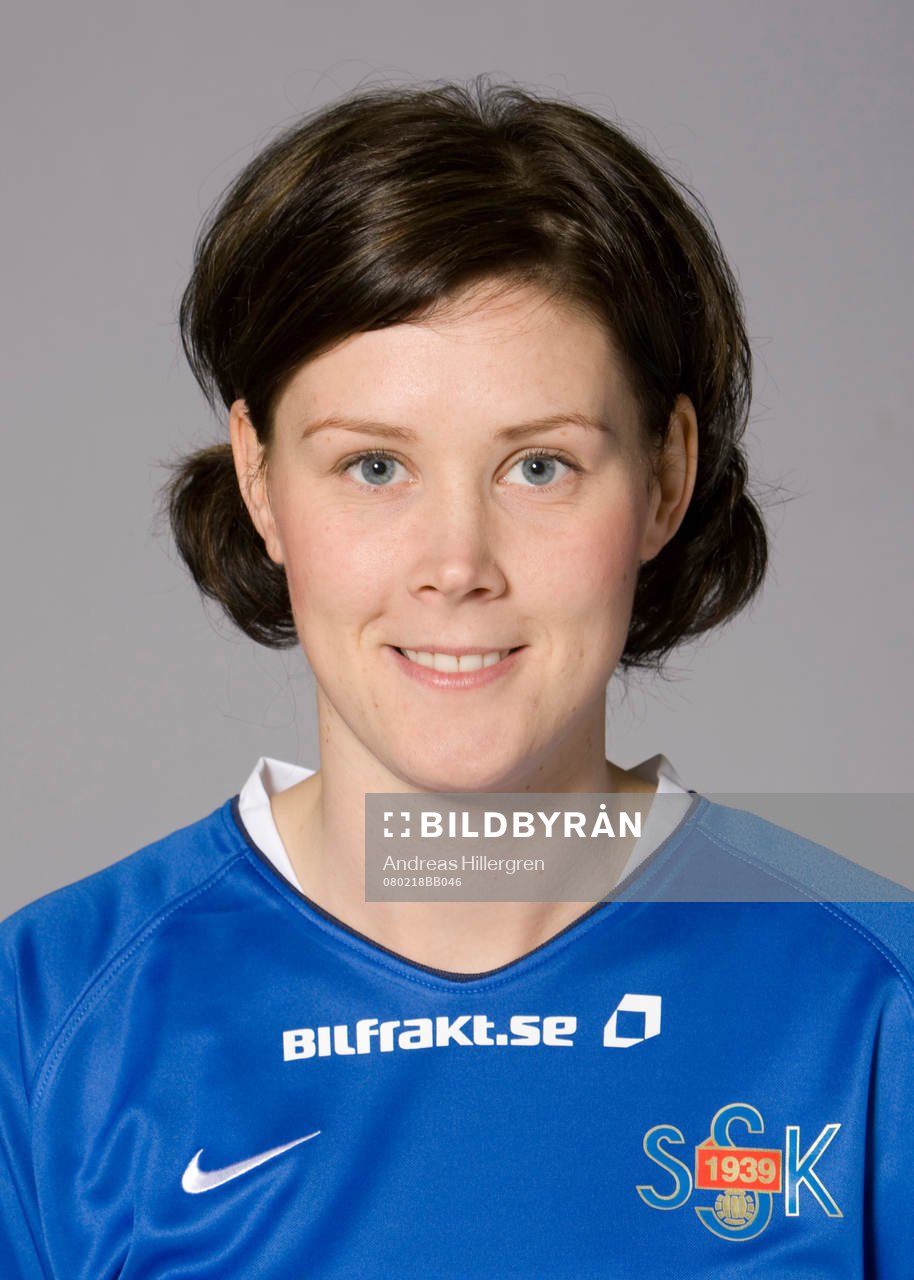 Fotboll, dam, damallsvenskan, Sunnanå, Porträtt: Kristina Wiklund.