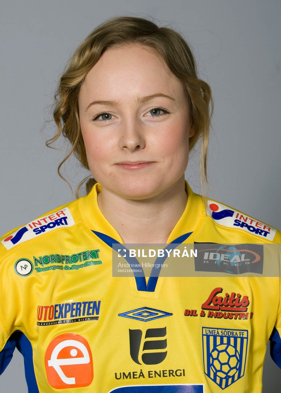 Fotboll, dam, damallsvenskan, Umeå Södra, Porträtt: Vanessa Mångsén.