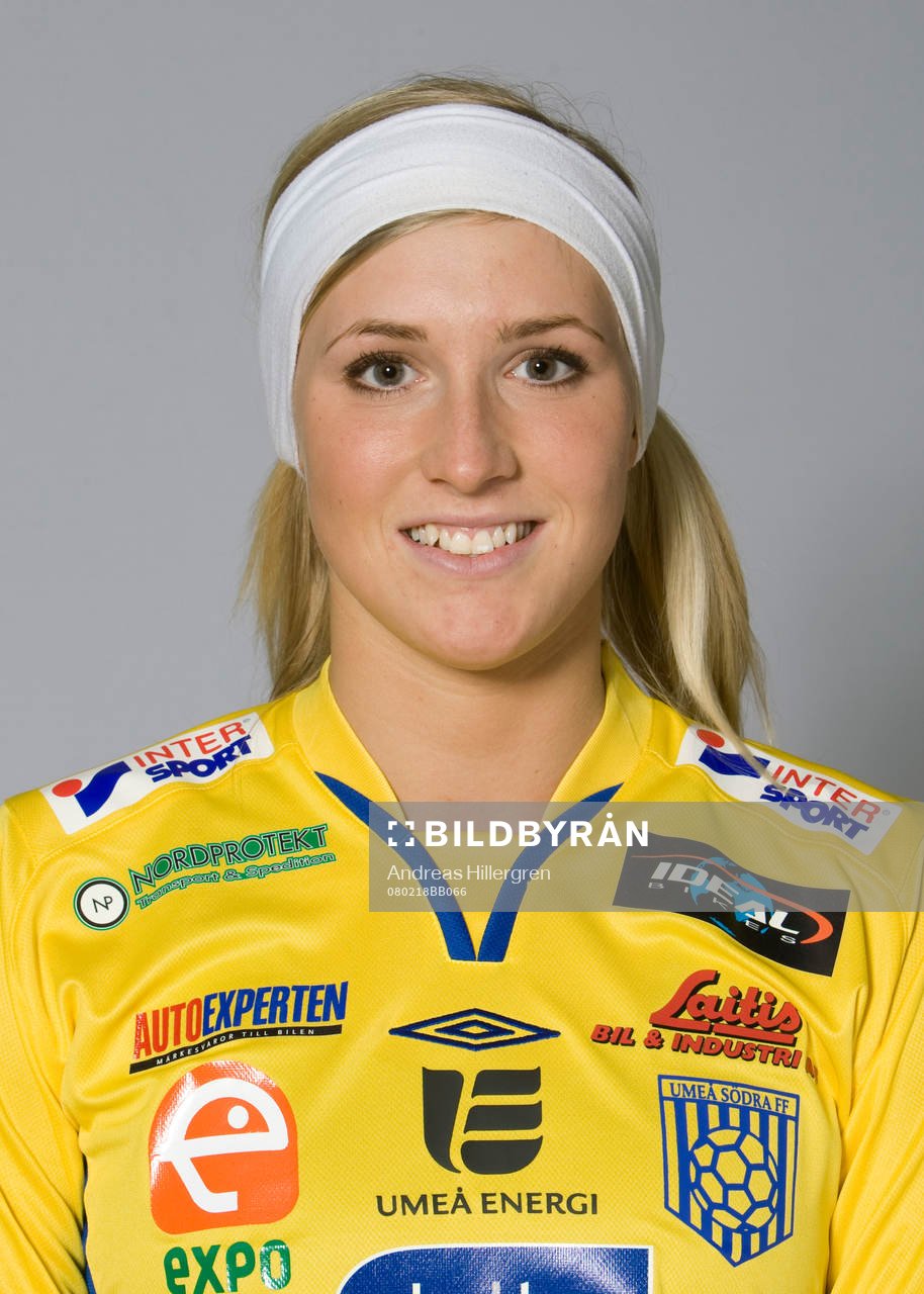 Fotboll, dam, damallsvenskan, Umeå Södra, Porträtt: Emma Sundberg.