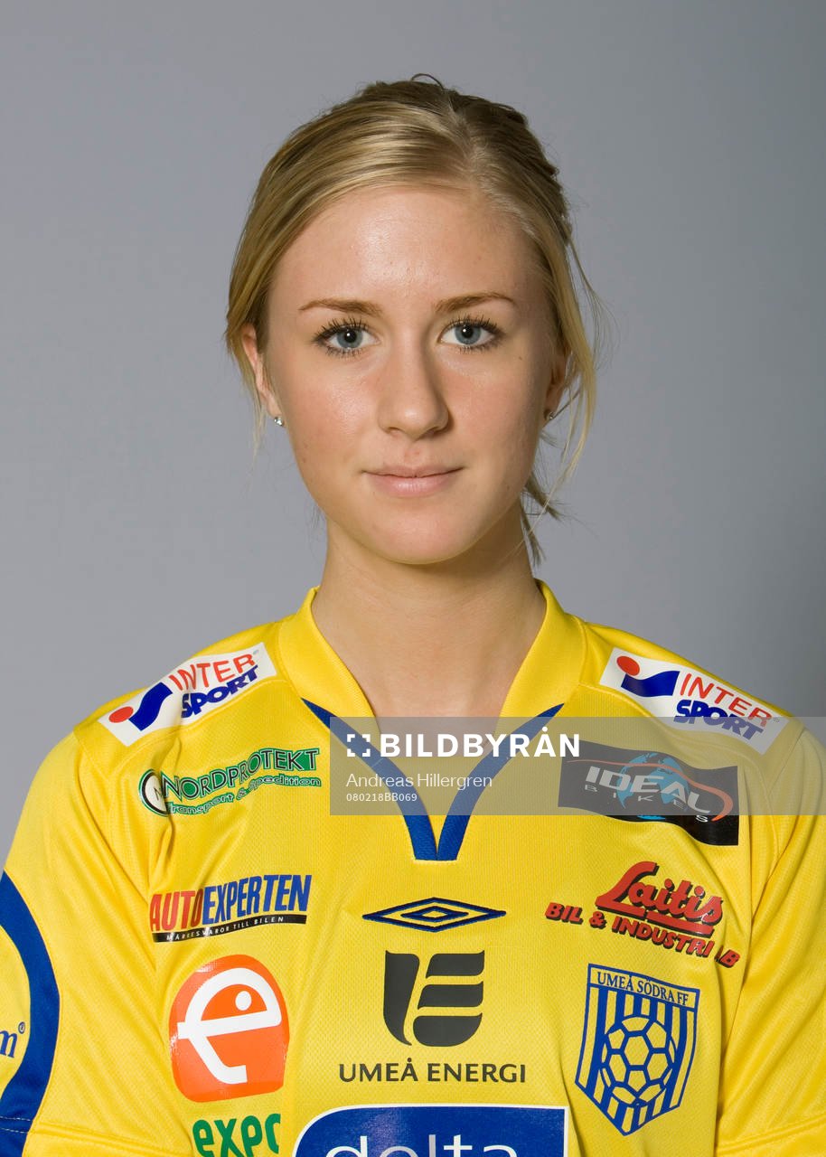 Fotboll, dam, damallsvenskan, Umeå Södra, Porträtt: Moa Westermark.