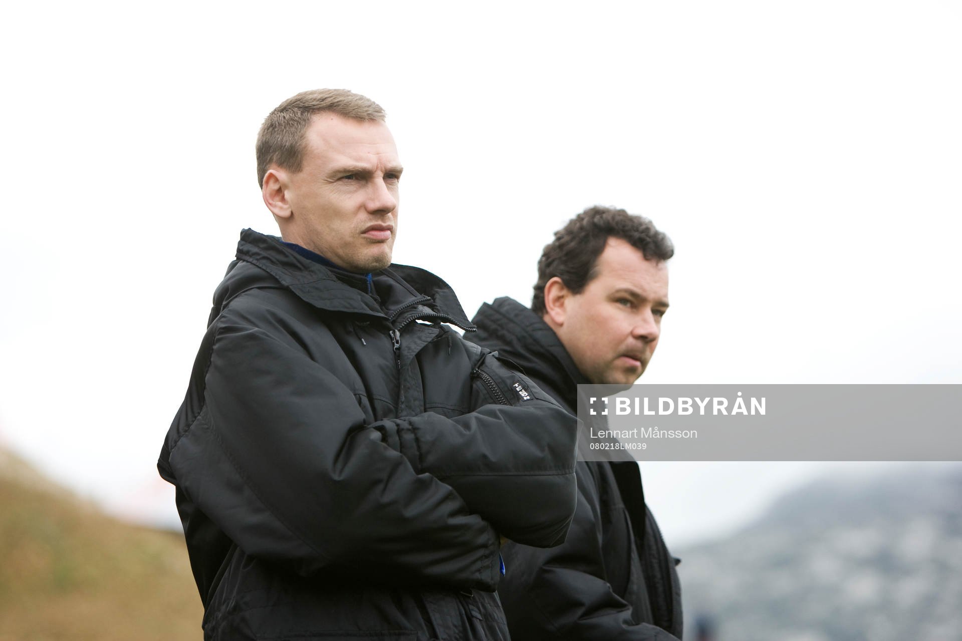   Tränarduon Jonas Olsson och Stefan Rehn. Tränare.
© Bildbyrån - 62805