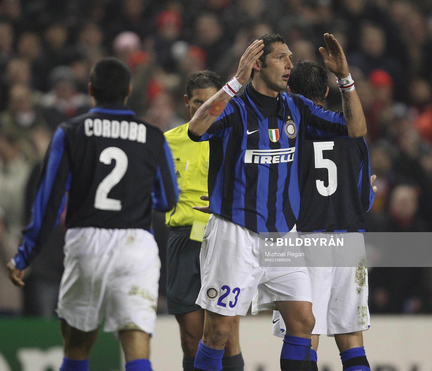 Marco Materazzi, Inter (Utvisad, Utvisning)