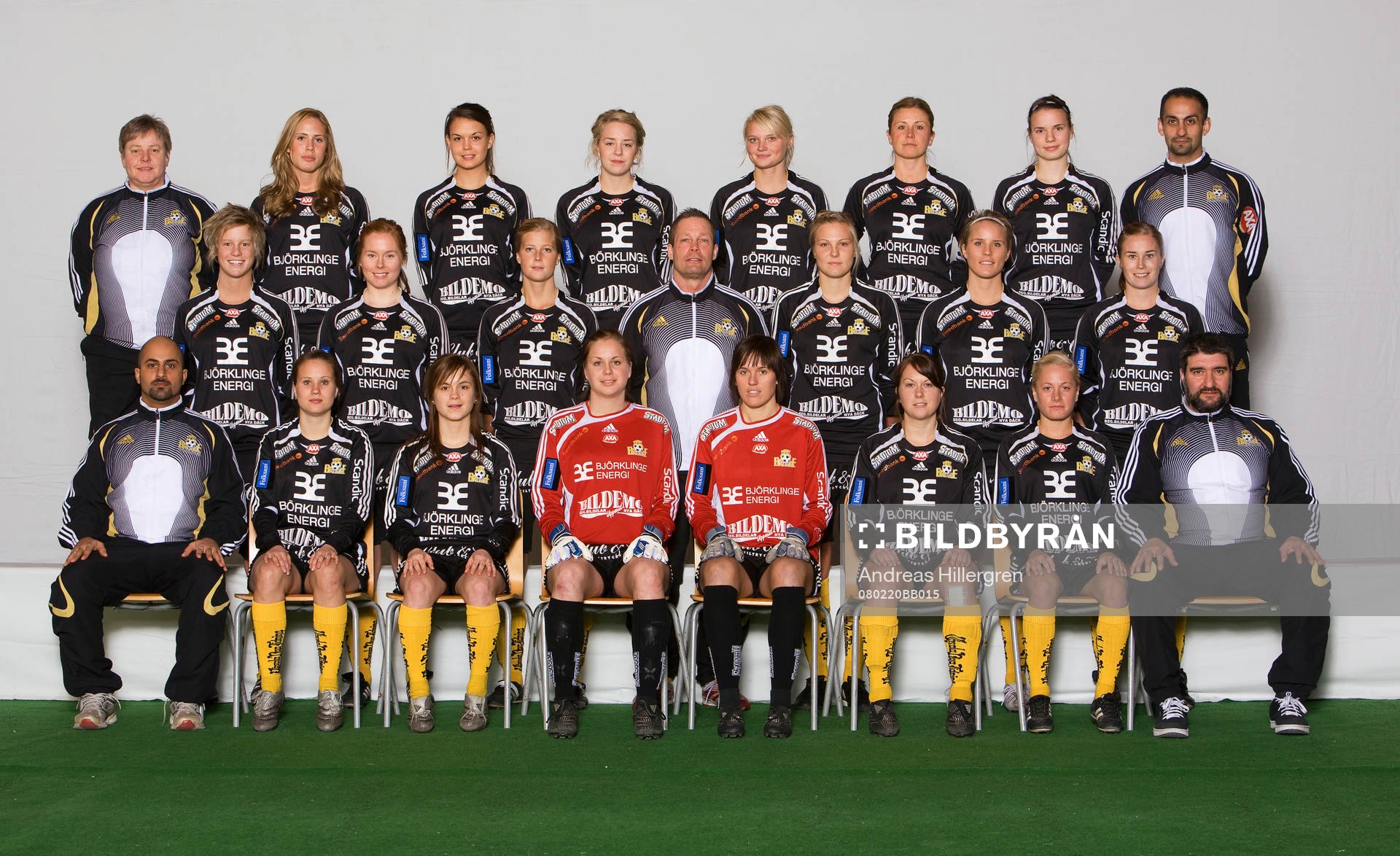 Fotboll, dam, damallsvenskan, Bälinge, Lagbild