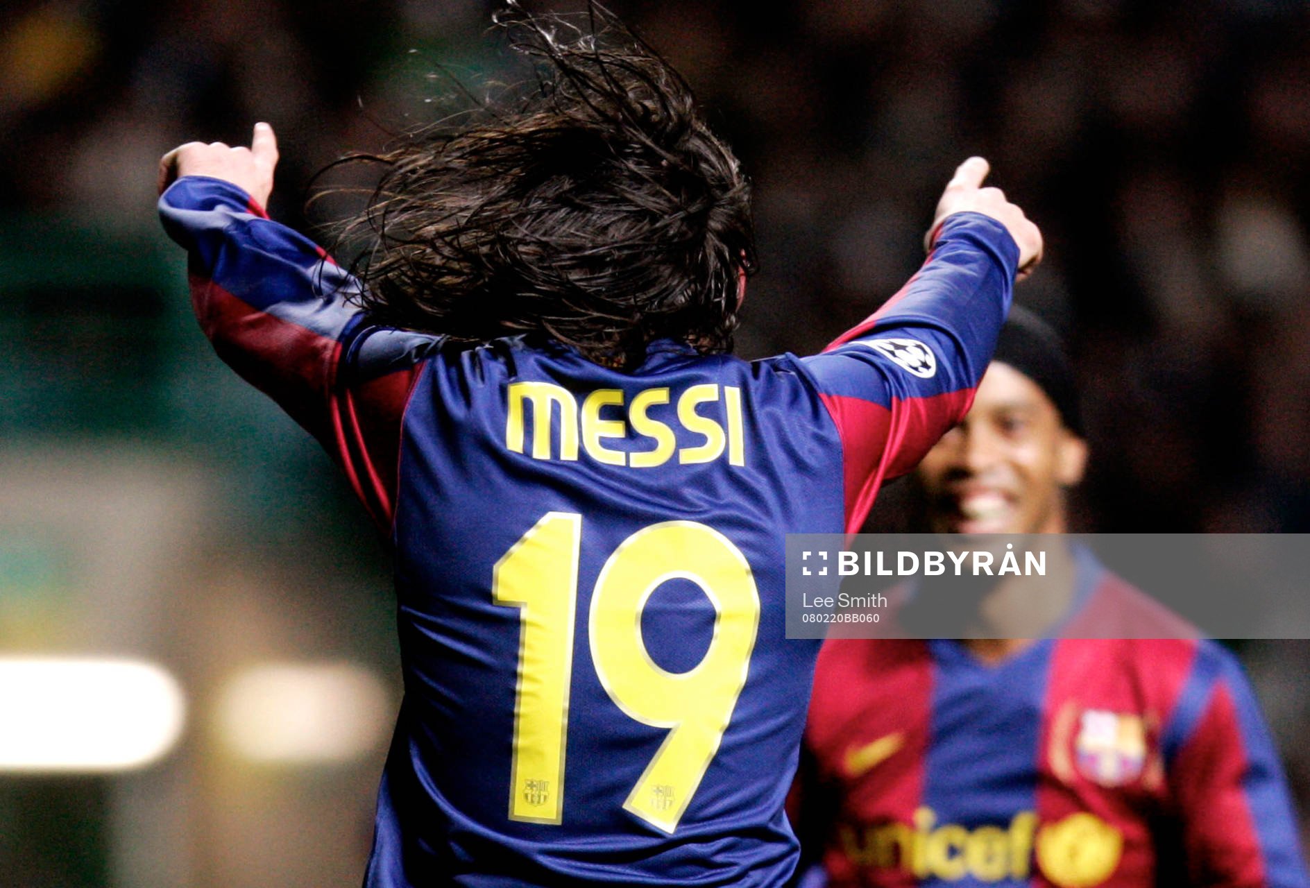 Lionel Messi, Barcelona, jubel