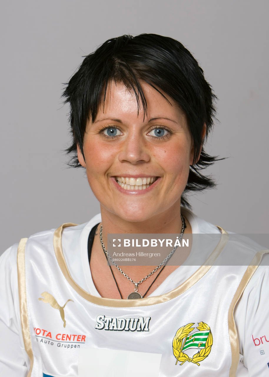 Fotboll, dam, damallsvenskan, Hammarby, Porträtt: Josefin Christensen.