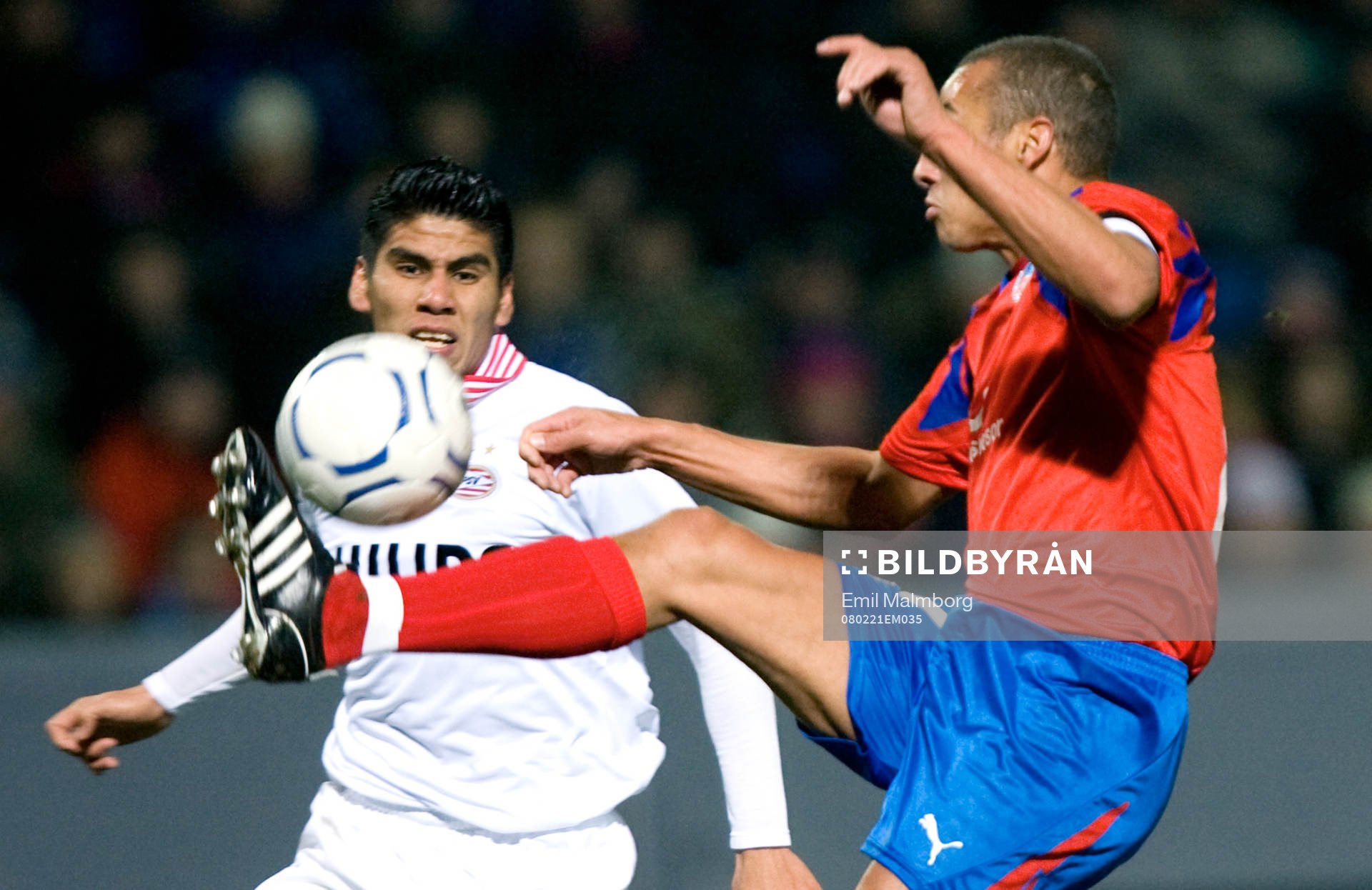 Carlos Salcido, PSV och Henrik Larsson, HIF