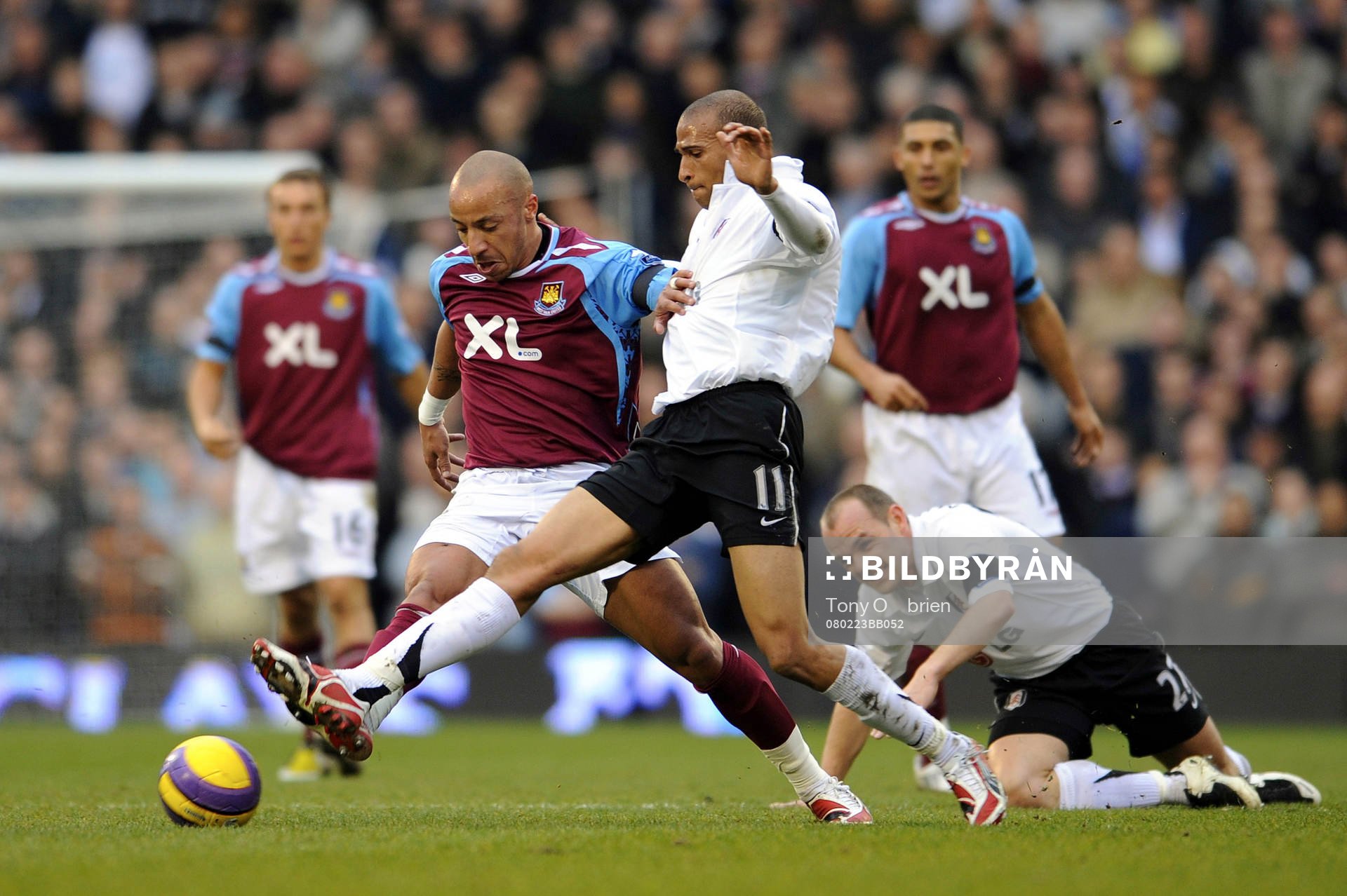 Diomansy Camara, Fulham och Julien Faubert, West Ham