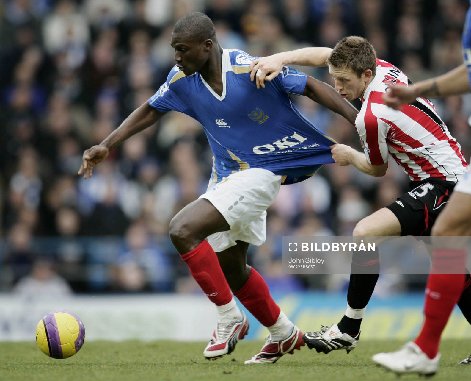 Papa Bouba Diop, Portsmouth och Danny Collins, Sunderland