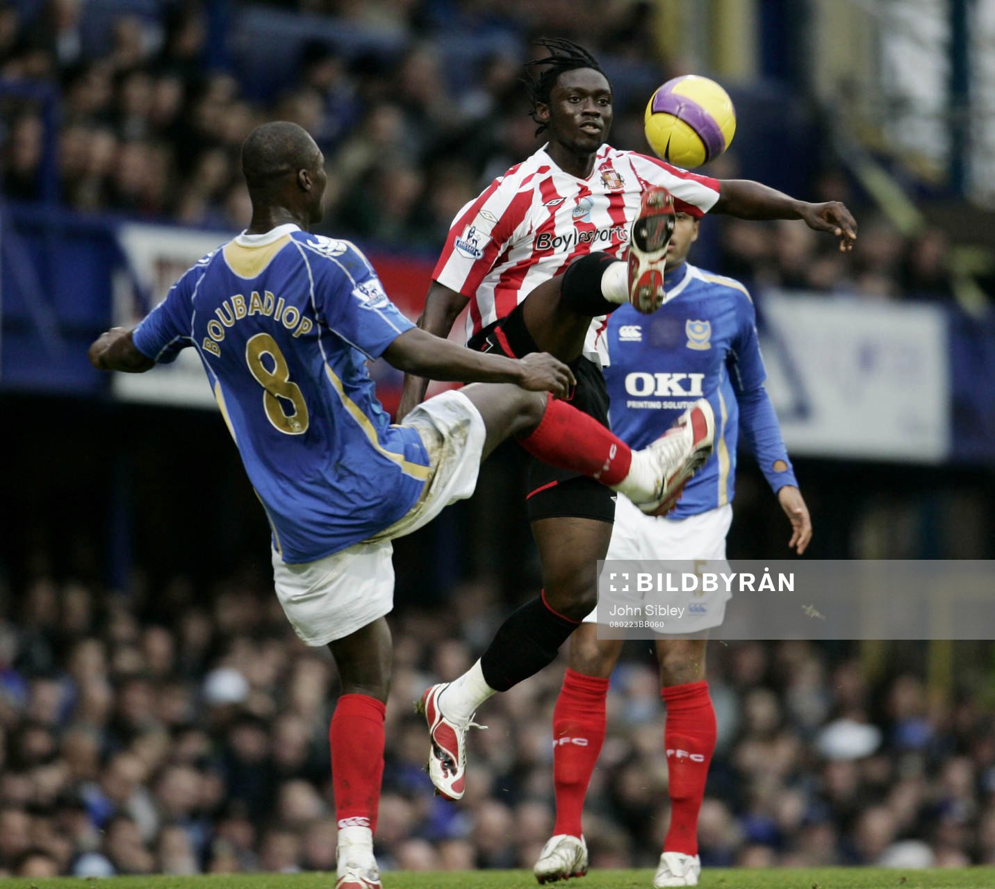 Kenwyne Jones, Sunderland och Papa Bouba Diop, Portsmouth