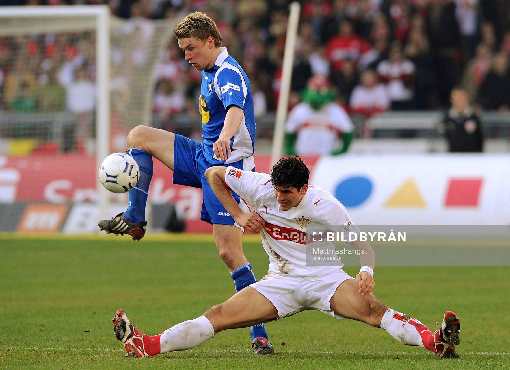 Maik Franz och Mario Gomez