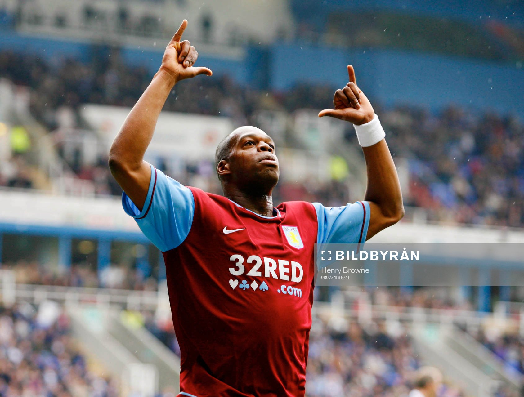 Marlon Harewood, Aston Villa, jubel