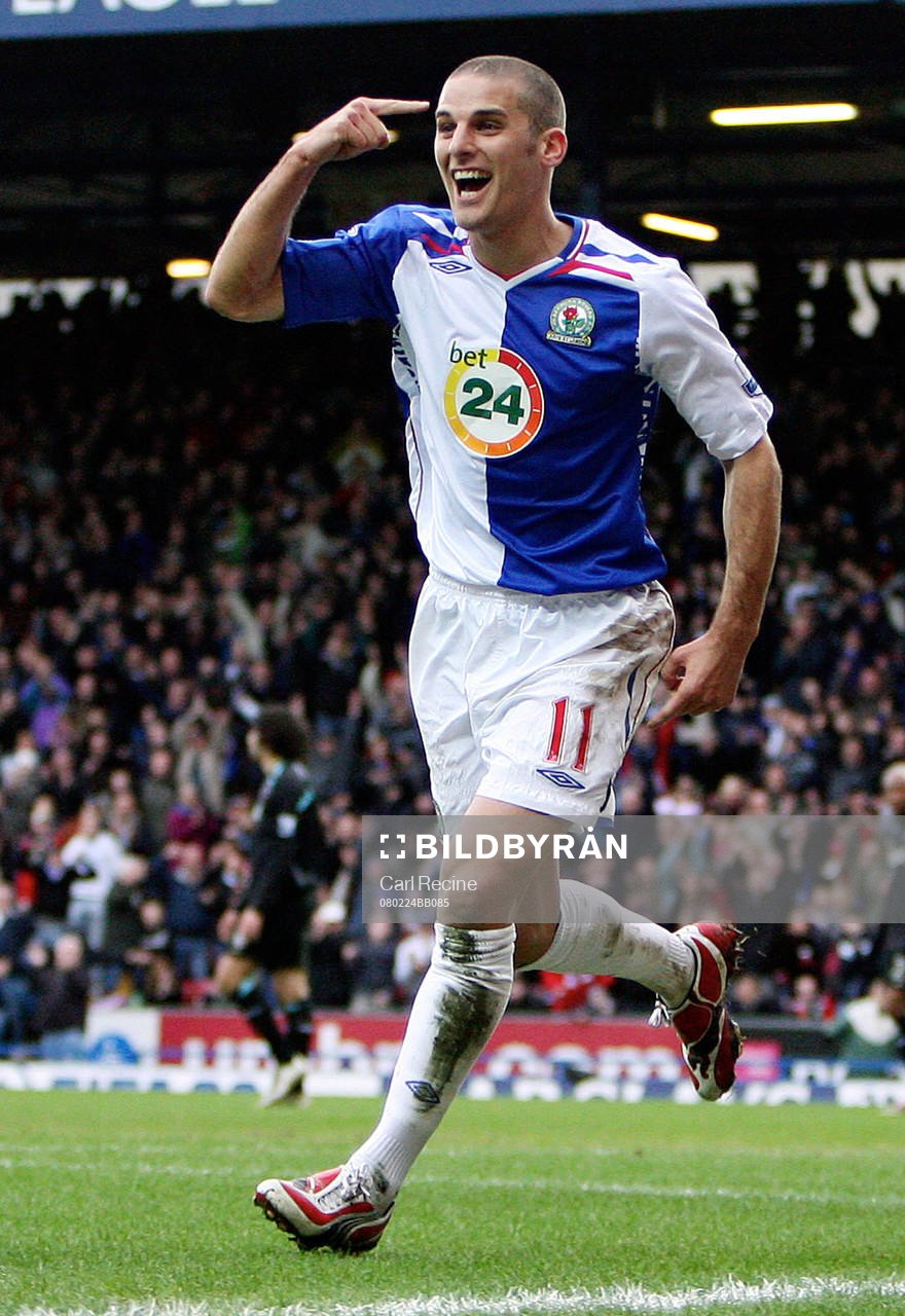 David Bentley, Blackburn, jubel