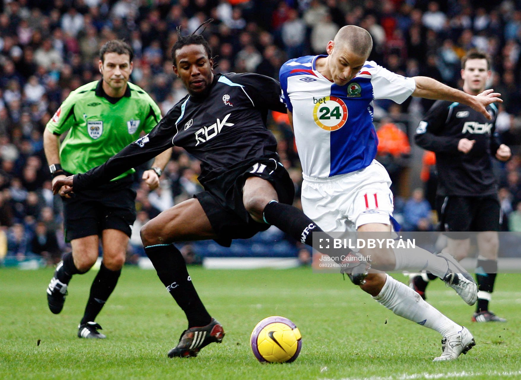 Ricardo Gardner, Bolton och David Bentley, Blackburn