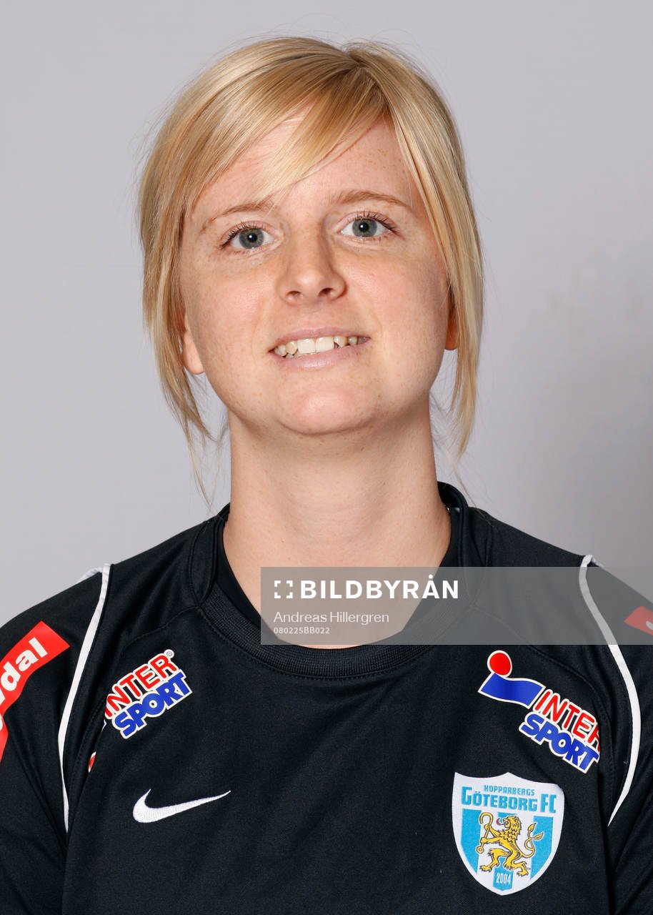 Fotboll, dam, damallsvenskan, Göteborg, Porträtt: Camilla Schelin.