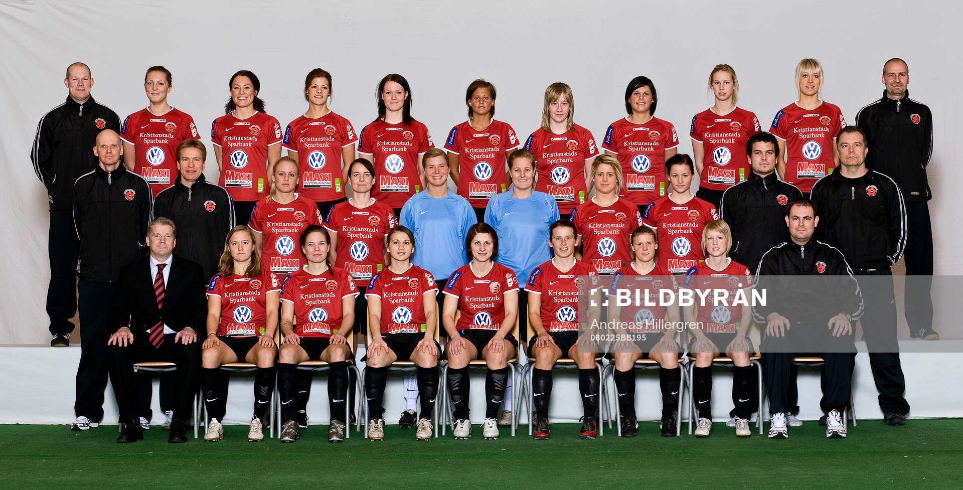 Fotboll, dam, damallsvenskan, Kristianstad, Lagbild