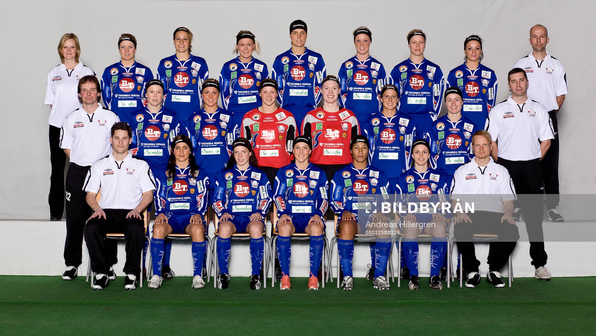 Fotboll, dam, damallsvenskan, Linköping lagbild