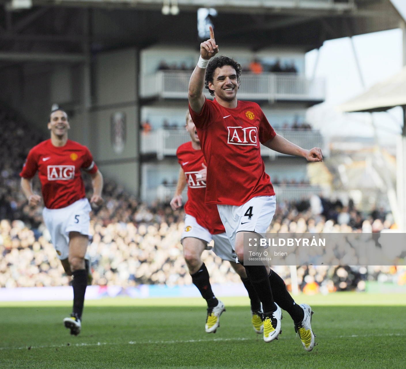 Fotboll, Premier League (Engelsk Liga), Fulham v Manchester
