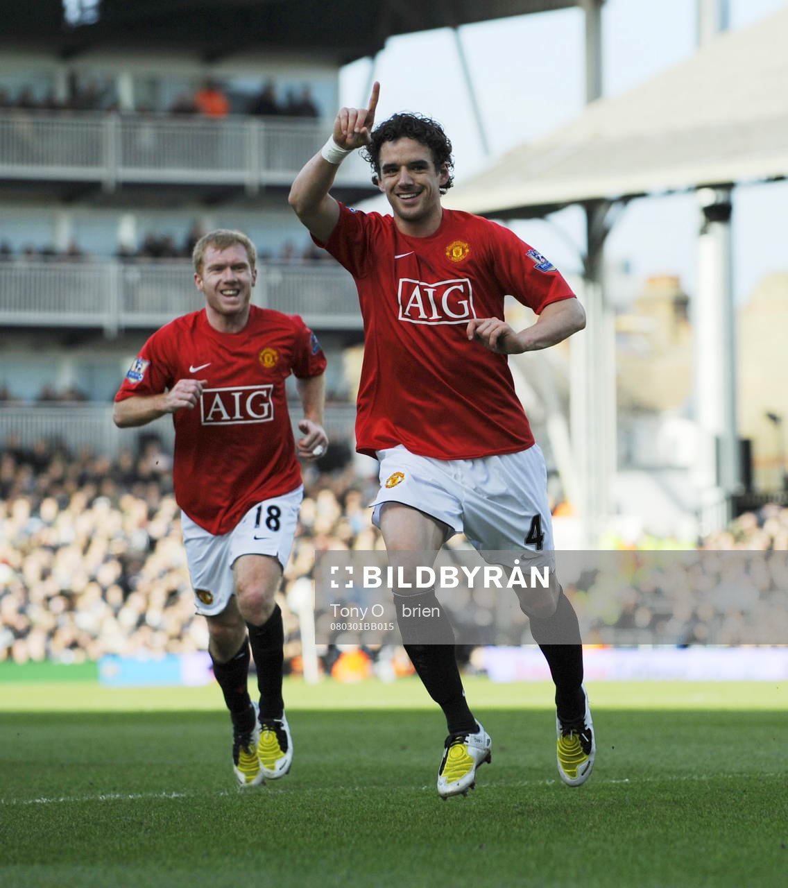 Fotboll, Premier League (Engelsk Liga), Fulham v Manchester