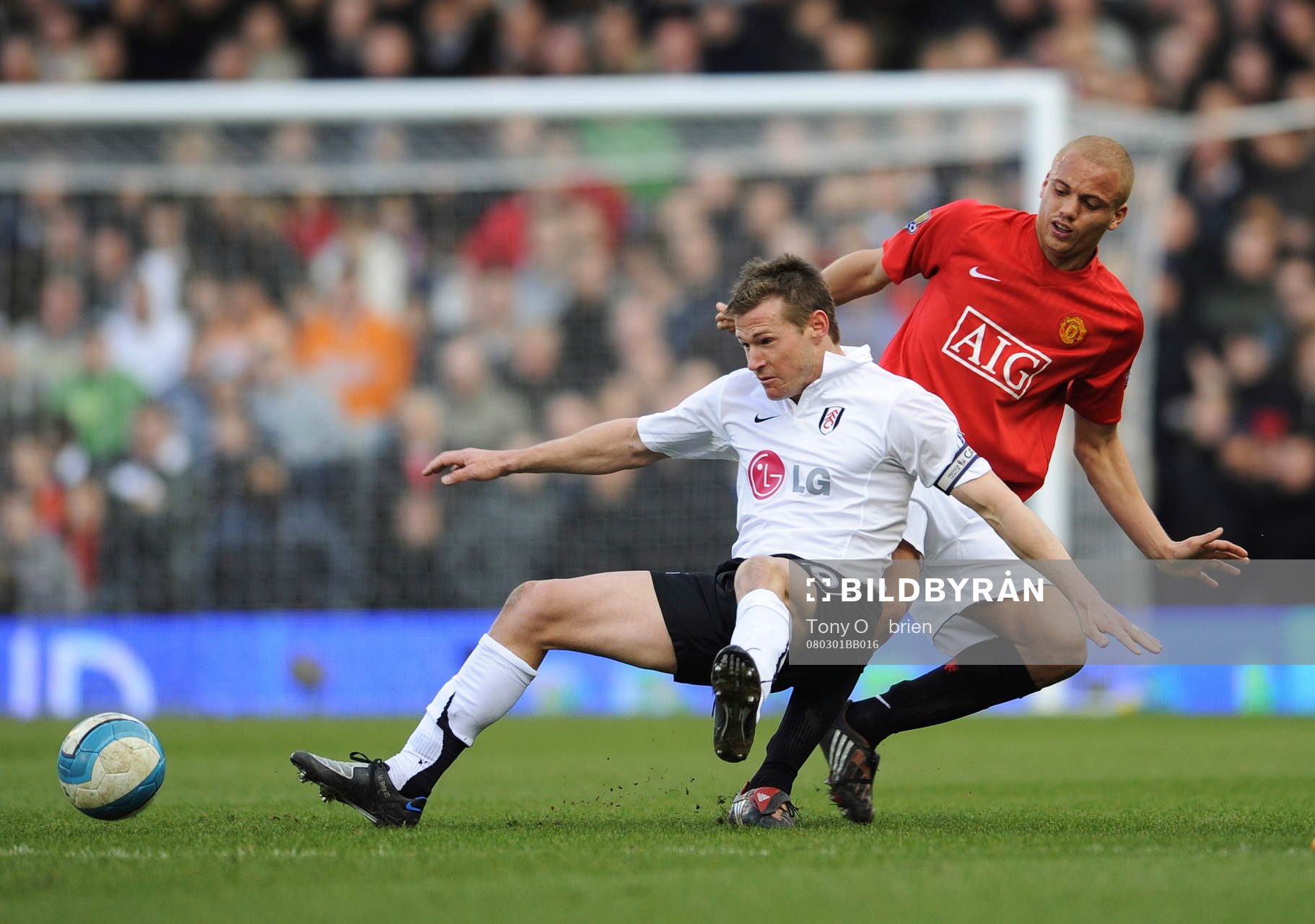 Fotboll, Premier League (Engelsk Liga), Fulham v Manchester