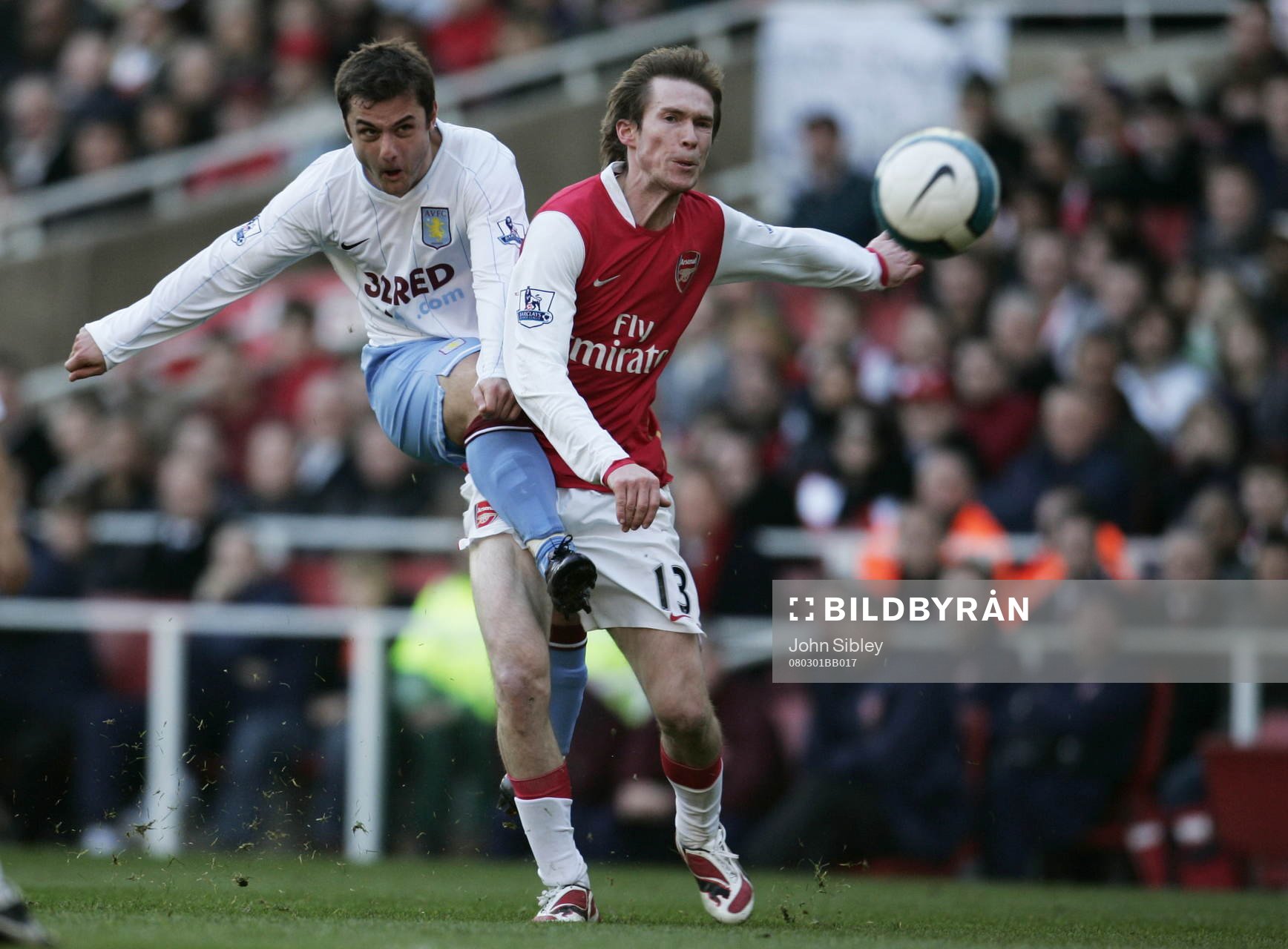Fotboll, Premier League (Engelsk Liga), Arsenal v Aston
