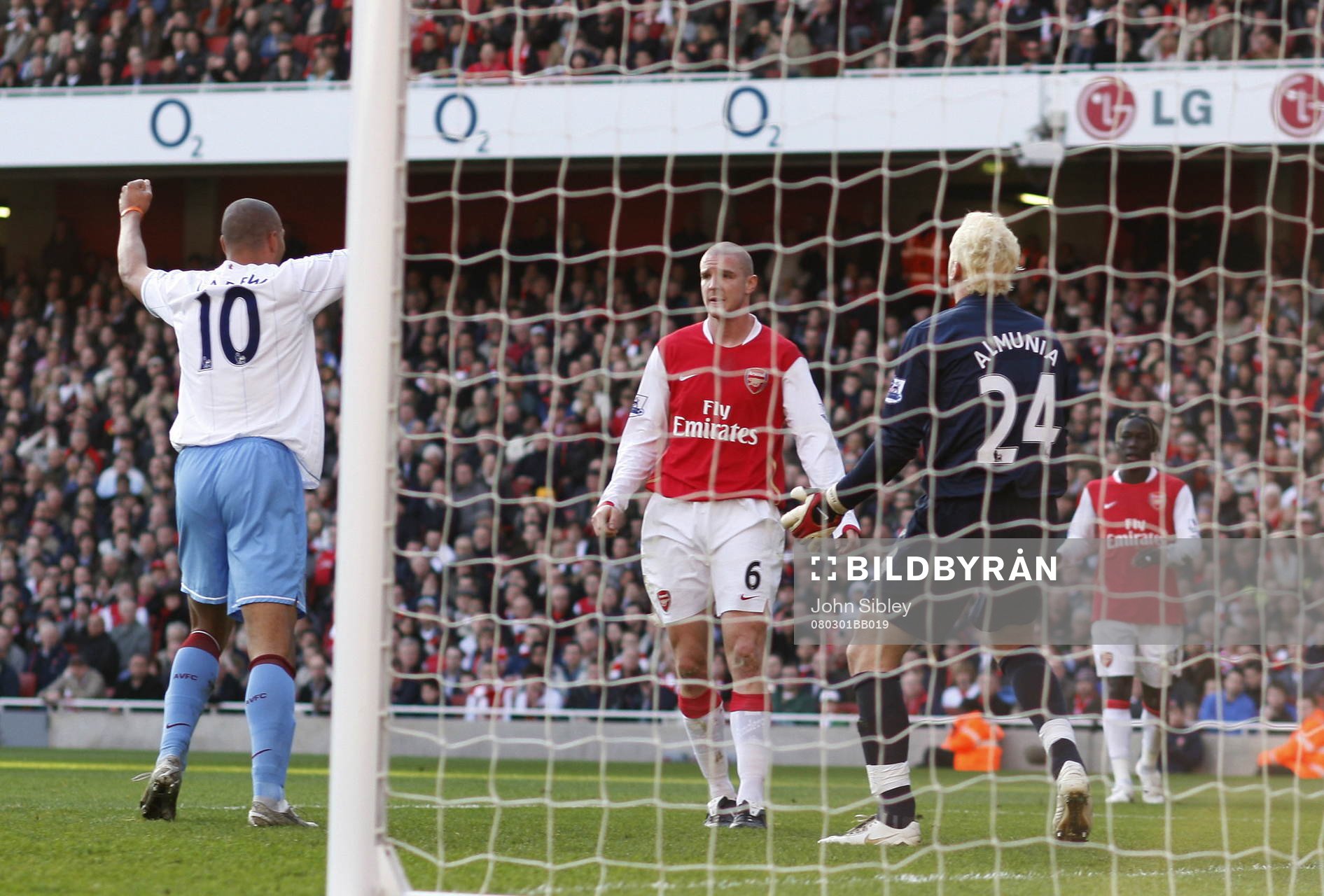 Fotboll, Premier League (Engelsk Liga), Arsenal v Aston