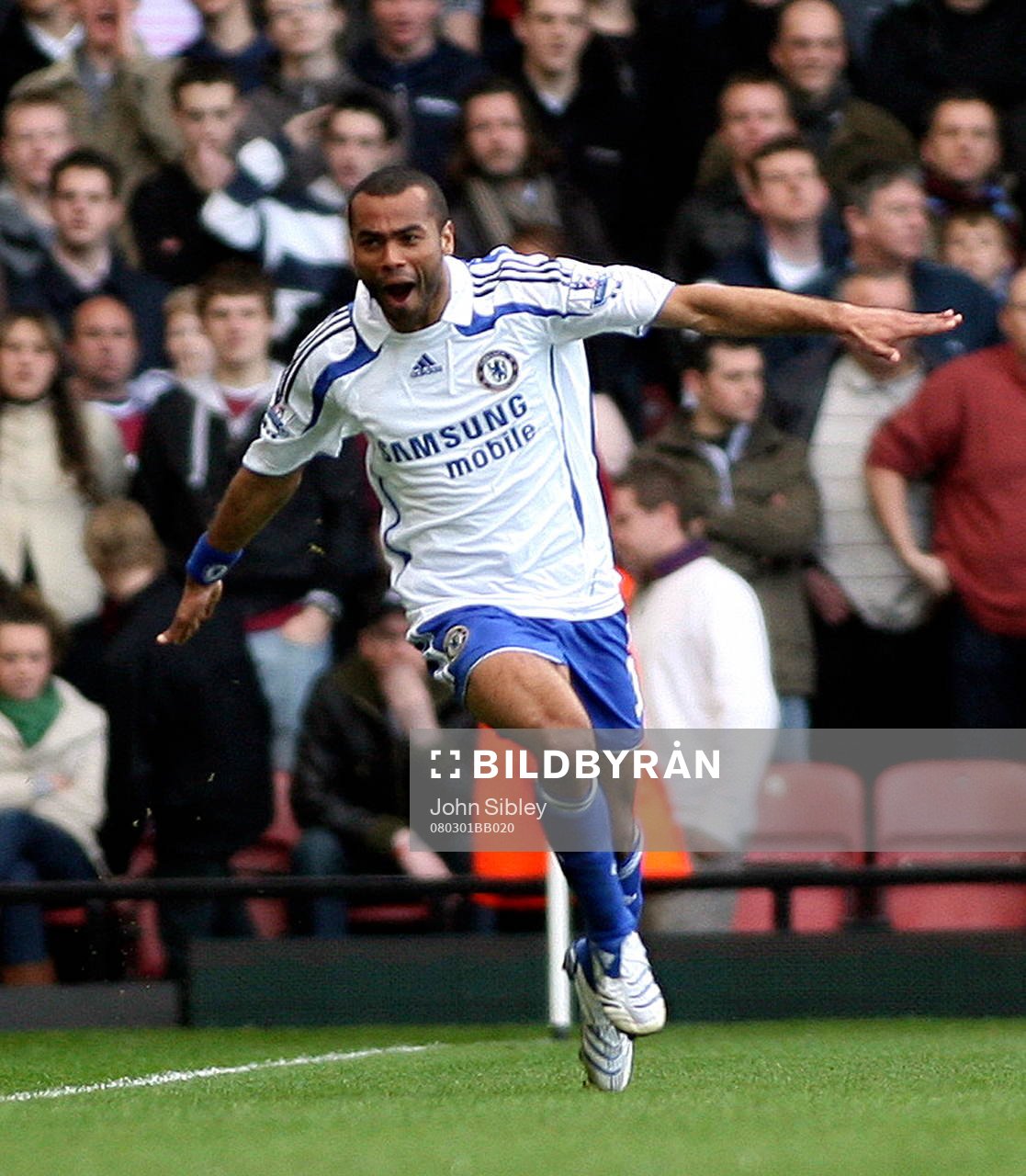 Ashley Cole, Chelsea (Jubel)