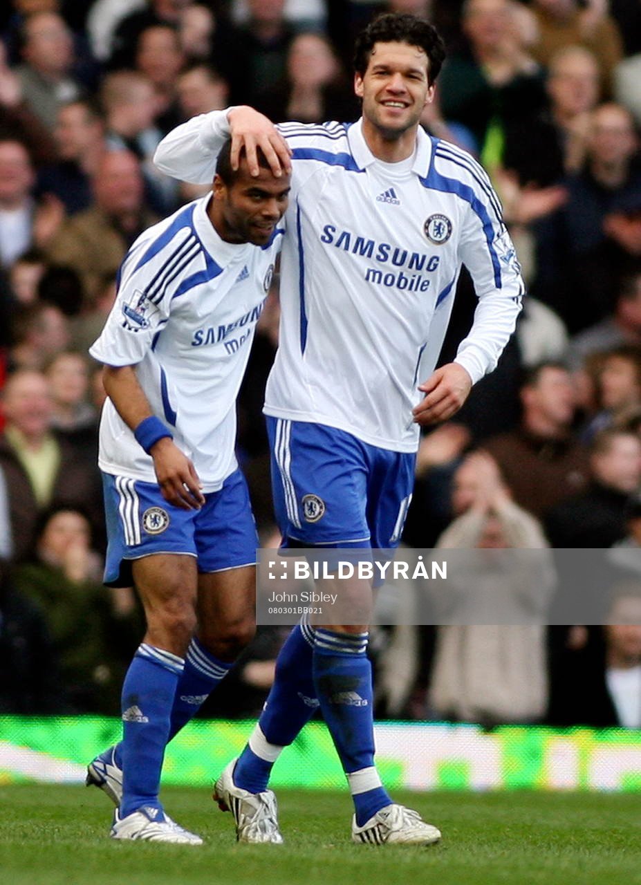 Ashley Cole och Michael Ballack, Chelsea (Jubel)