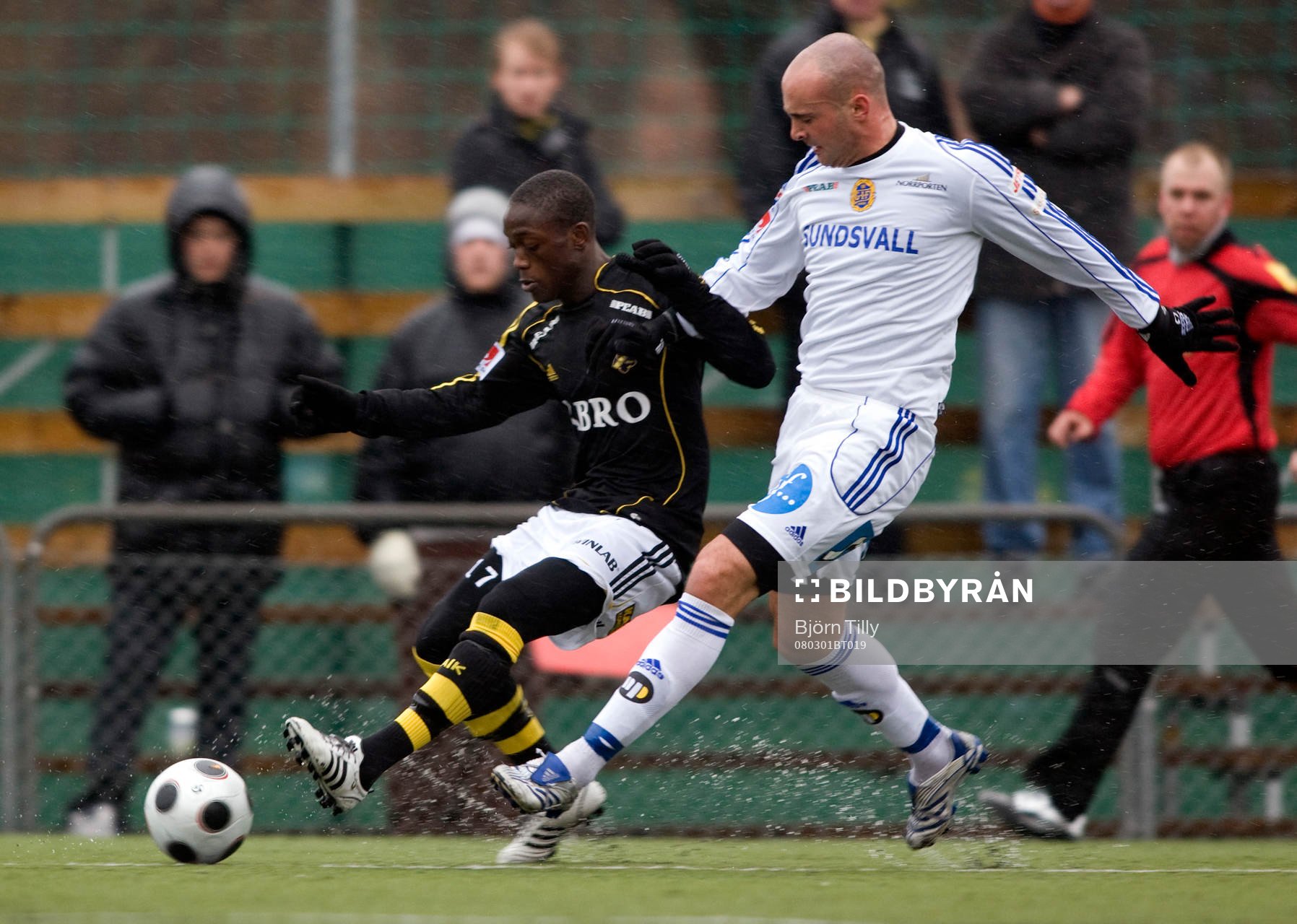 Saihou Jagne, AIK, och Erkan Saglik, Sundsvall