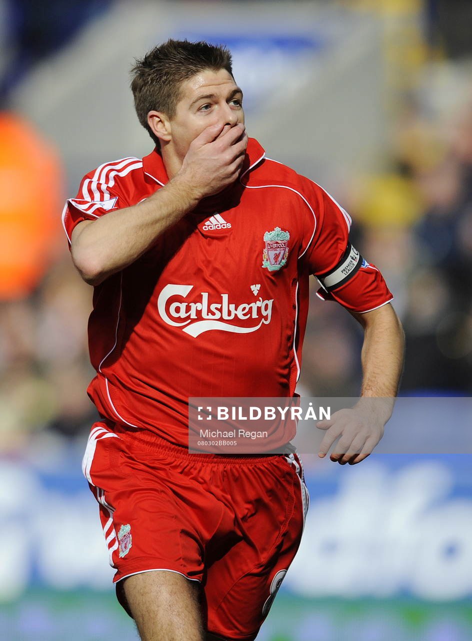 Steven Gerrard, Liverpool (jubel)