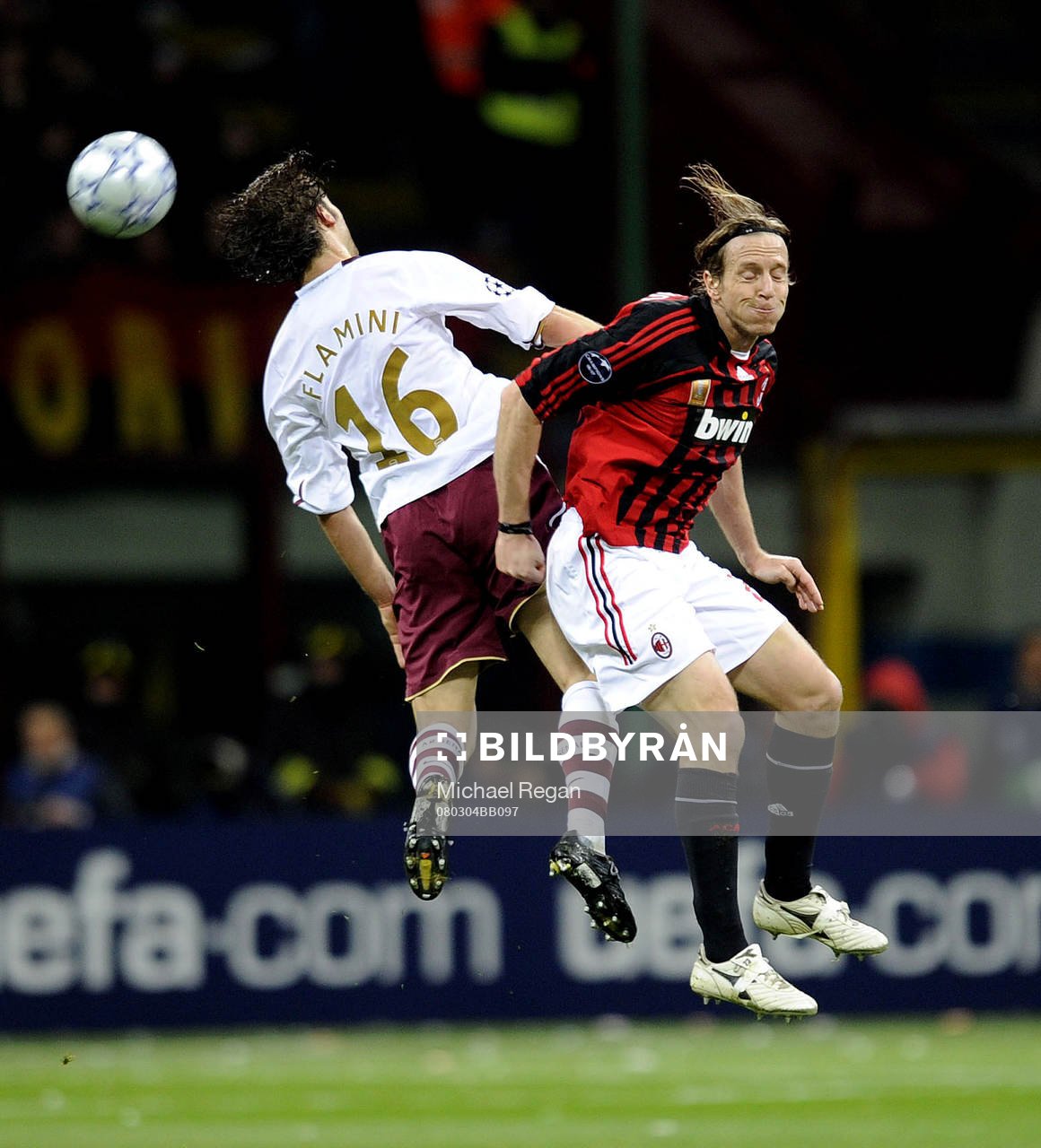 Mathieu Flamini och Massimo Ambrosini