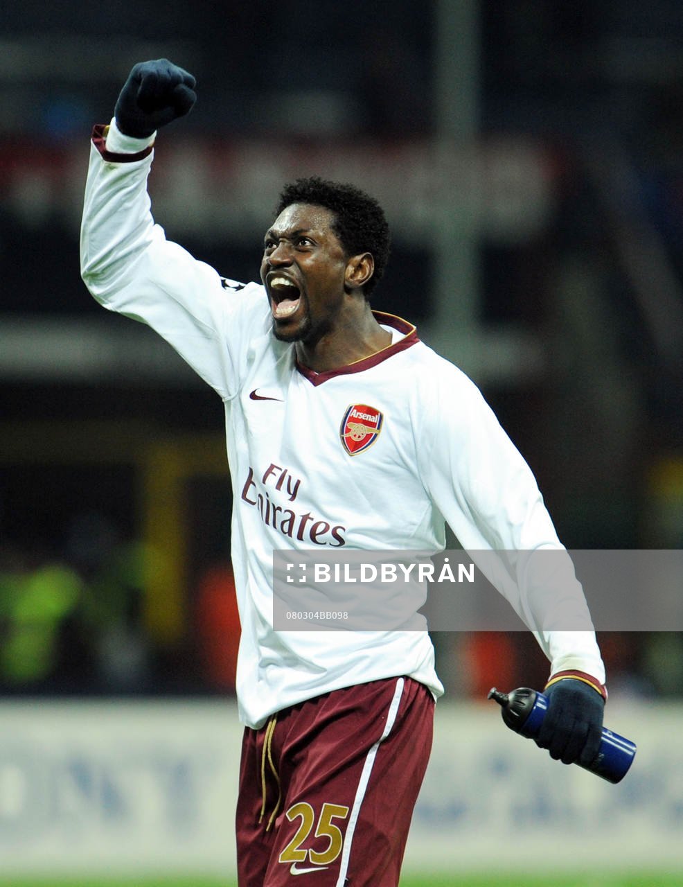 Adebayor, jubel