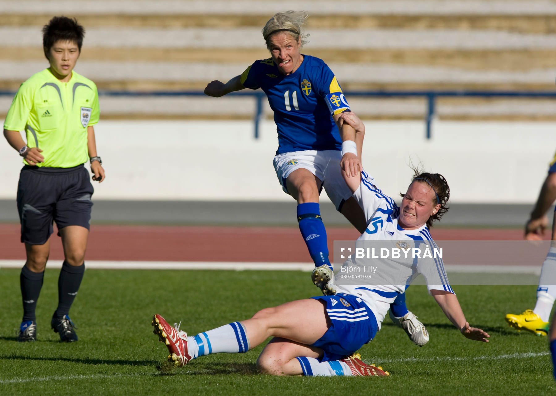 Victoria Svensson, Sverige, och Sanna Malaska, Finland
