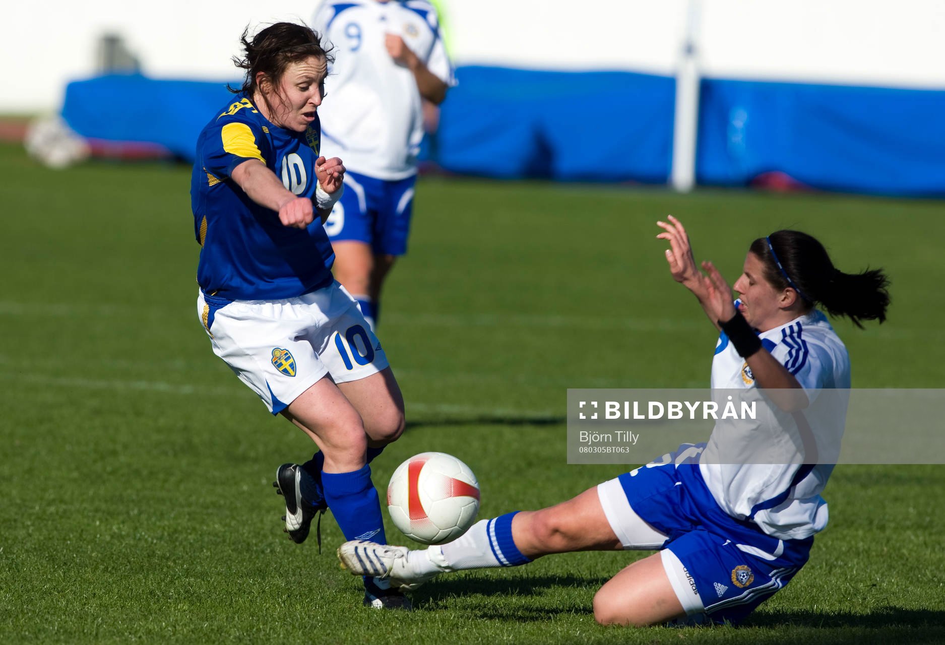  Hanna Ljungberg, Sverige, och Petra Vaelma, Finland, 