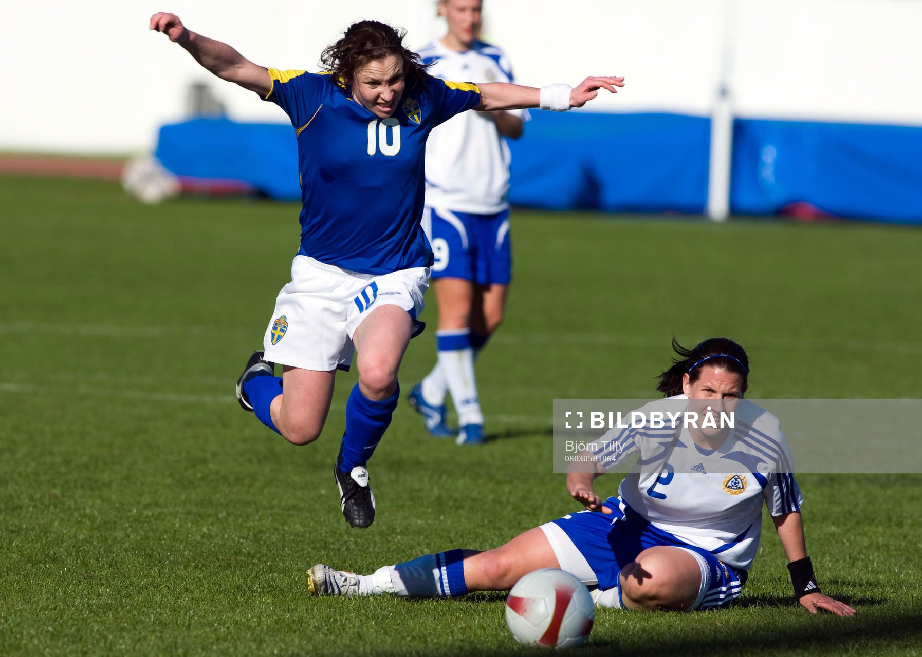  Hanna Ljungberg, Sverige, och Petra Vaelma, Finland, 