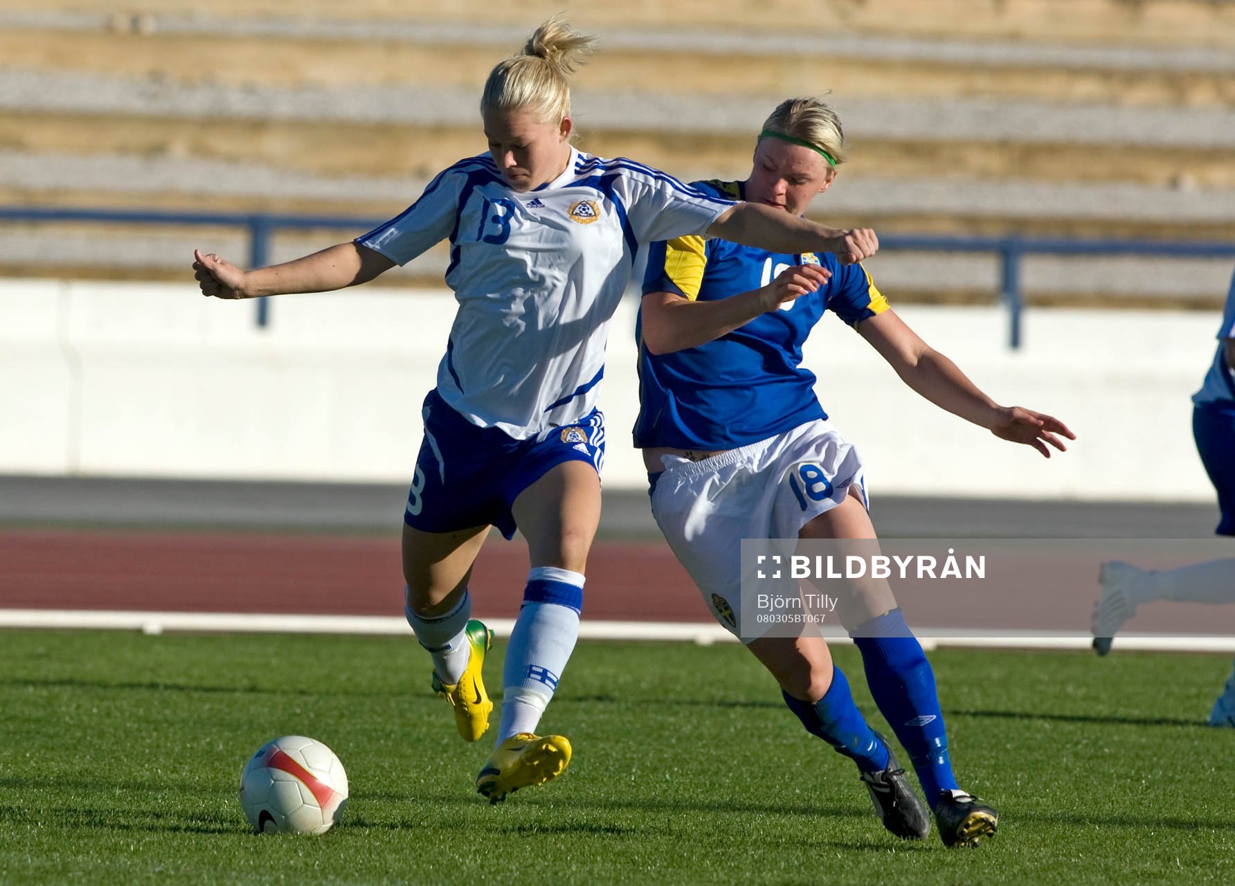 Leena Puranen, Finland, och Nilla Fischer, Sverige