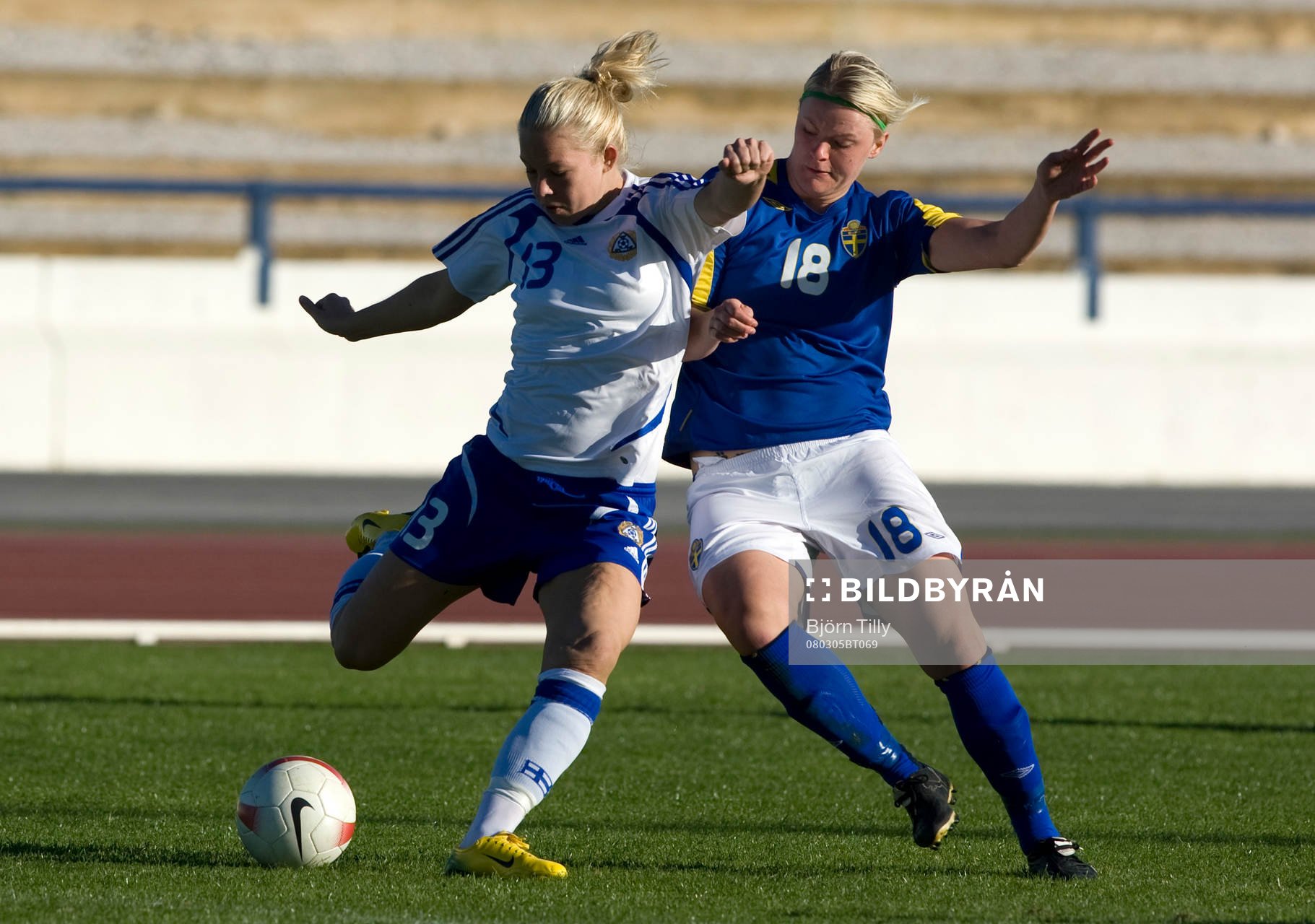 Leena Puranen, Finland, och Nilla Fischer, Sverige