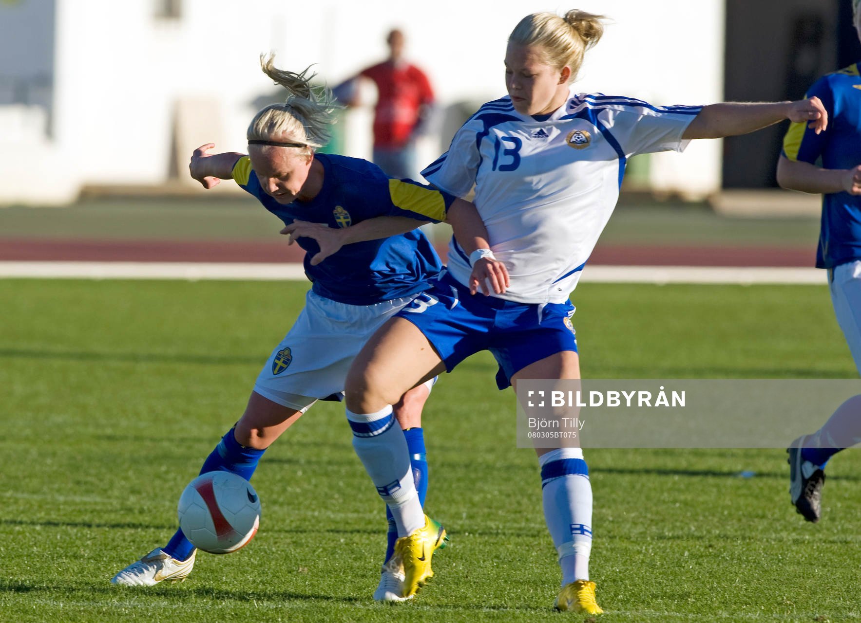 Caroline Seger, Sverige, och Leena Puranen, Finland