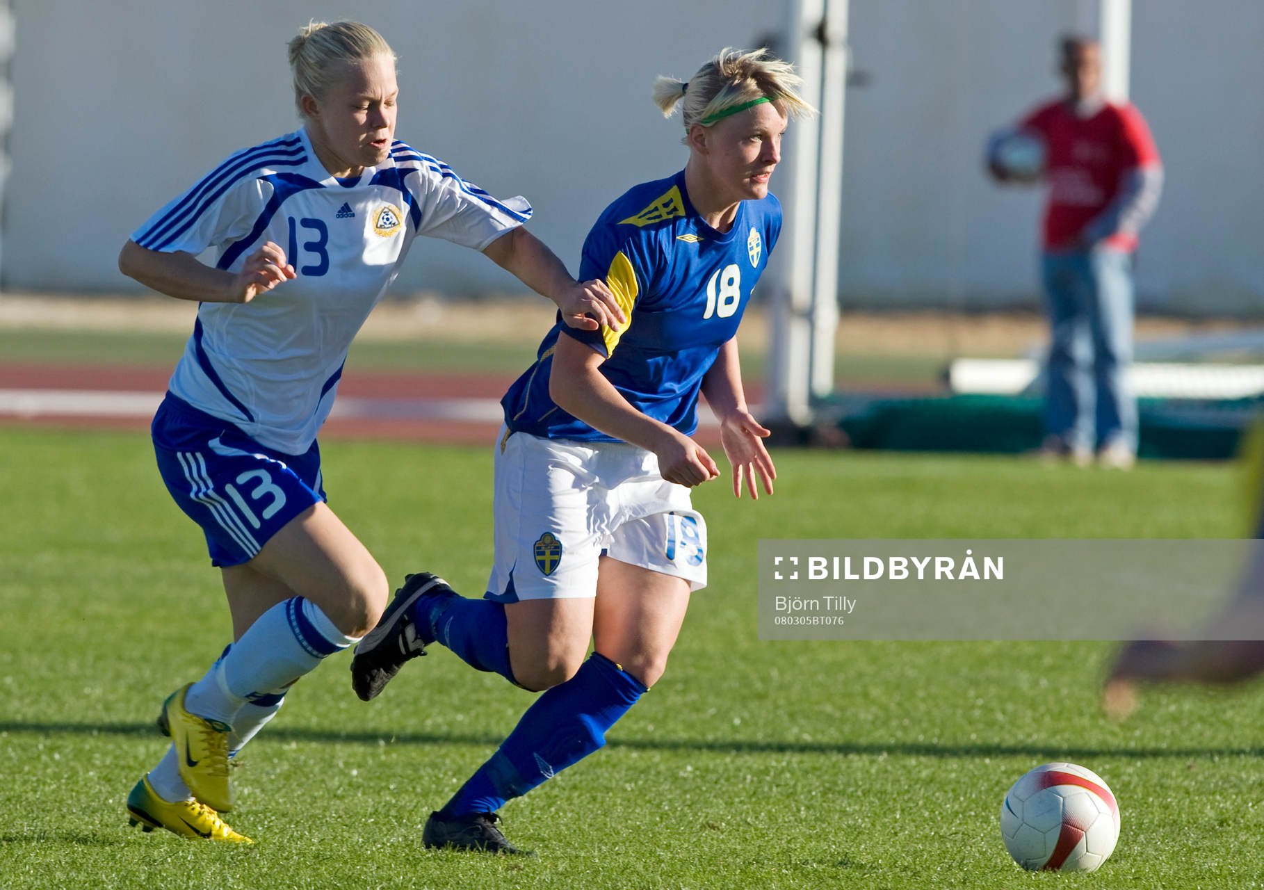 Leena Puranen, Finland, och Nilla Fischer, Sverige