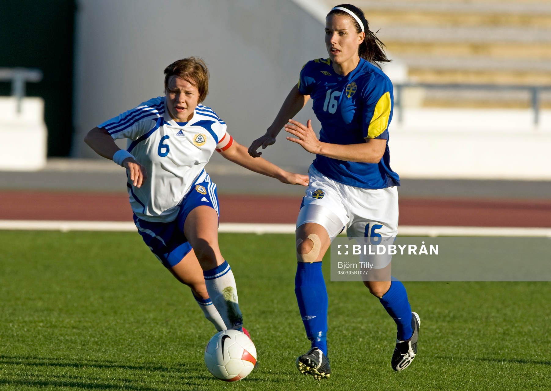 Tiina Salmén, Finland, och Jessica Landström, Sverige